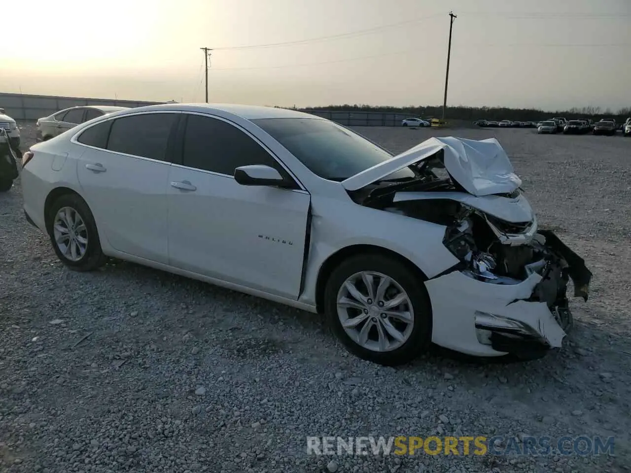 4 Photograph of a damaged car 1G1ZD5ST3MF055313 CHEVROLET MALIBU 2021