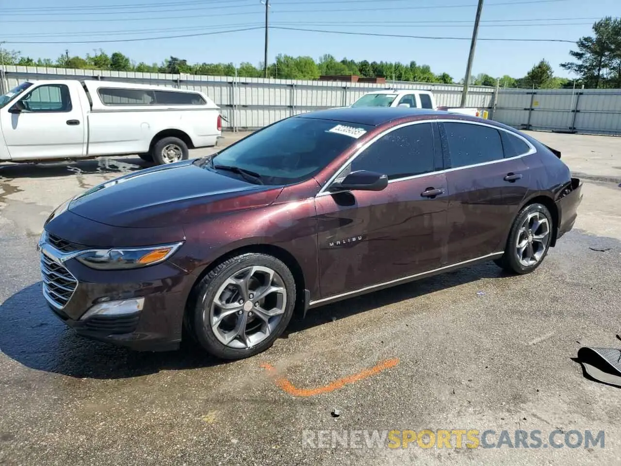 1 Photograph of a damaged car 1G1ZD5ST3MF059037 CHEVROLET MALIBU 2021