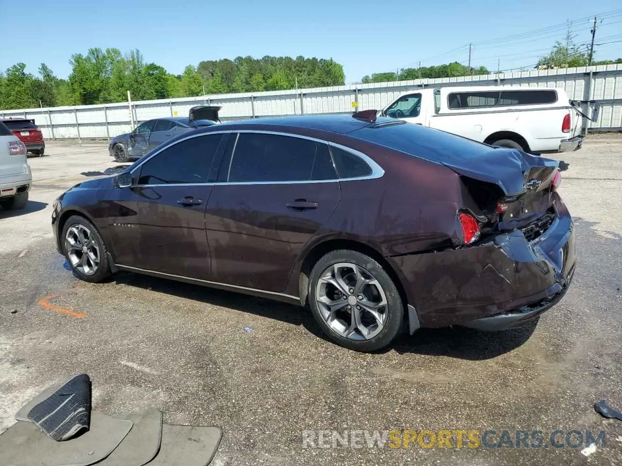 2 Photograph of a damaged car 1G1ZD5ST3MF059037 CHEVROLET MALIBU 2021