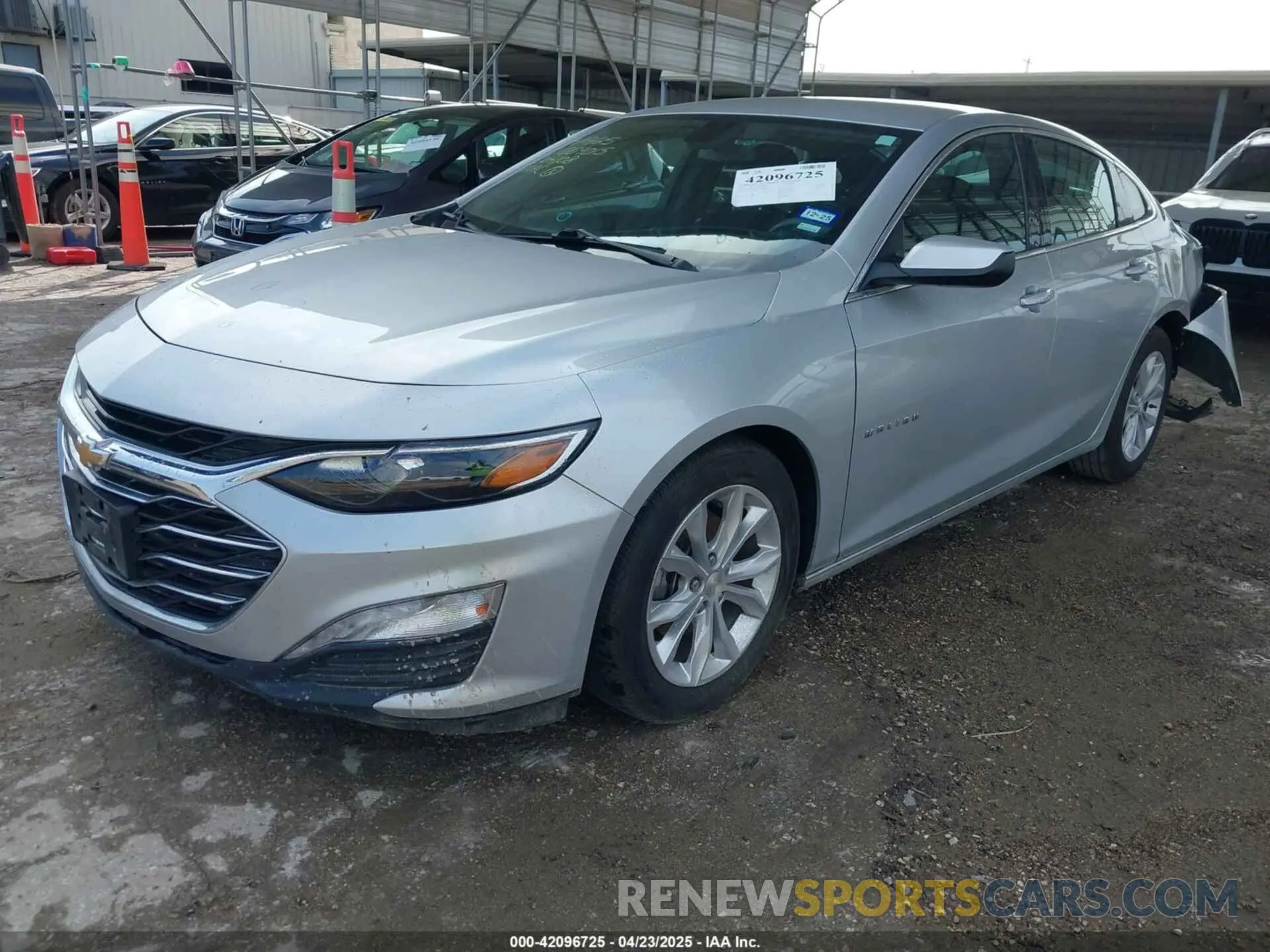 2 Photograph of a damaged car 1G1ZD5ST3MF064108 CHEVROLET MALIBU 2021