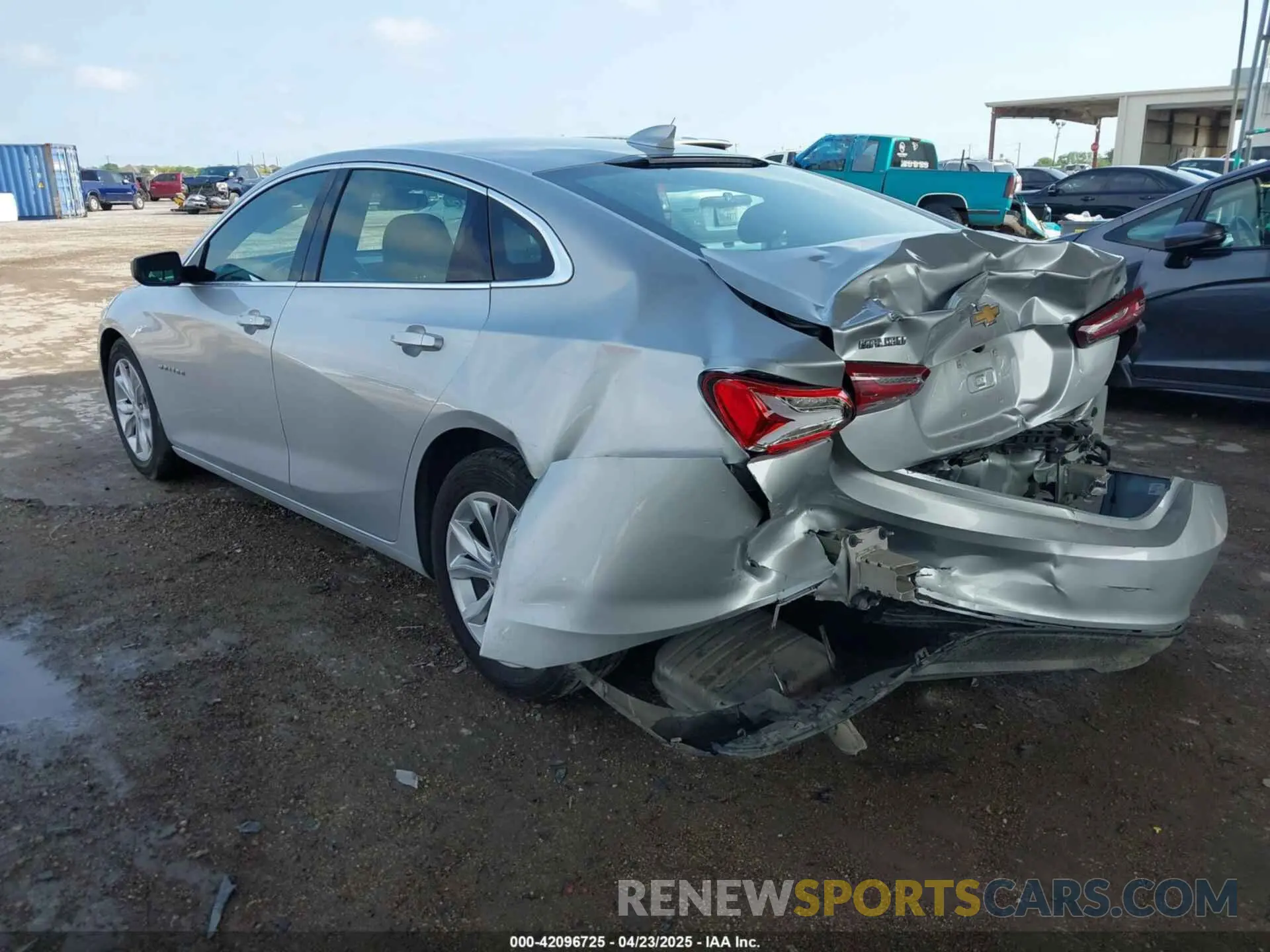 3 Photograph of a damaged car 1G1ZD5ST3MF064108 CHEVROLET MALIBU 2021
