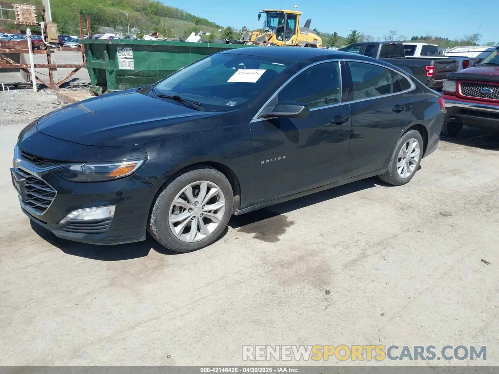 2 Photograph of a damaged car 1G1ZD5ST3MF066165 CHEVROLET MALIBU 2021