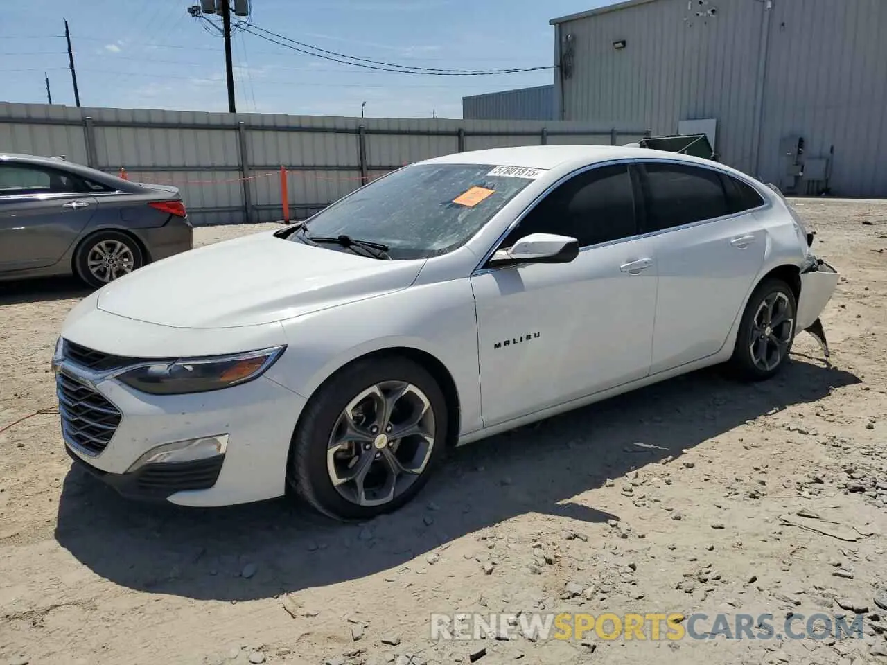 1 Photograph of a damaged car 1G1ZD5ST3MF067221 CHEVROLET MALIBU 2021