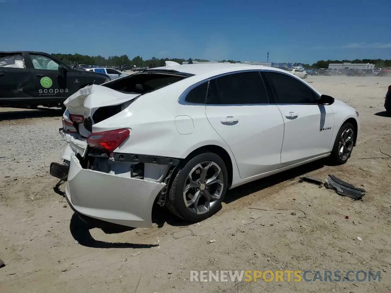 3 Photograph of a damaged car 1G1ZD5ST3MF067221 CHEVROLET MALIBU 2021