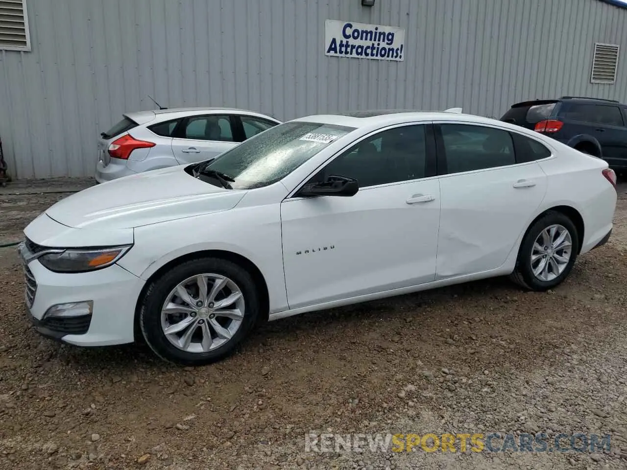 1 Photograph of a damaged car 1G1ZD5ST3MF068546 CHEVROLET MALIBU 2021