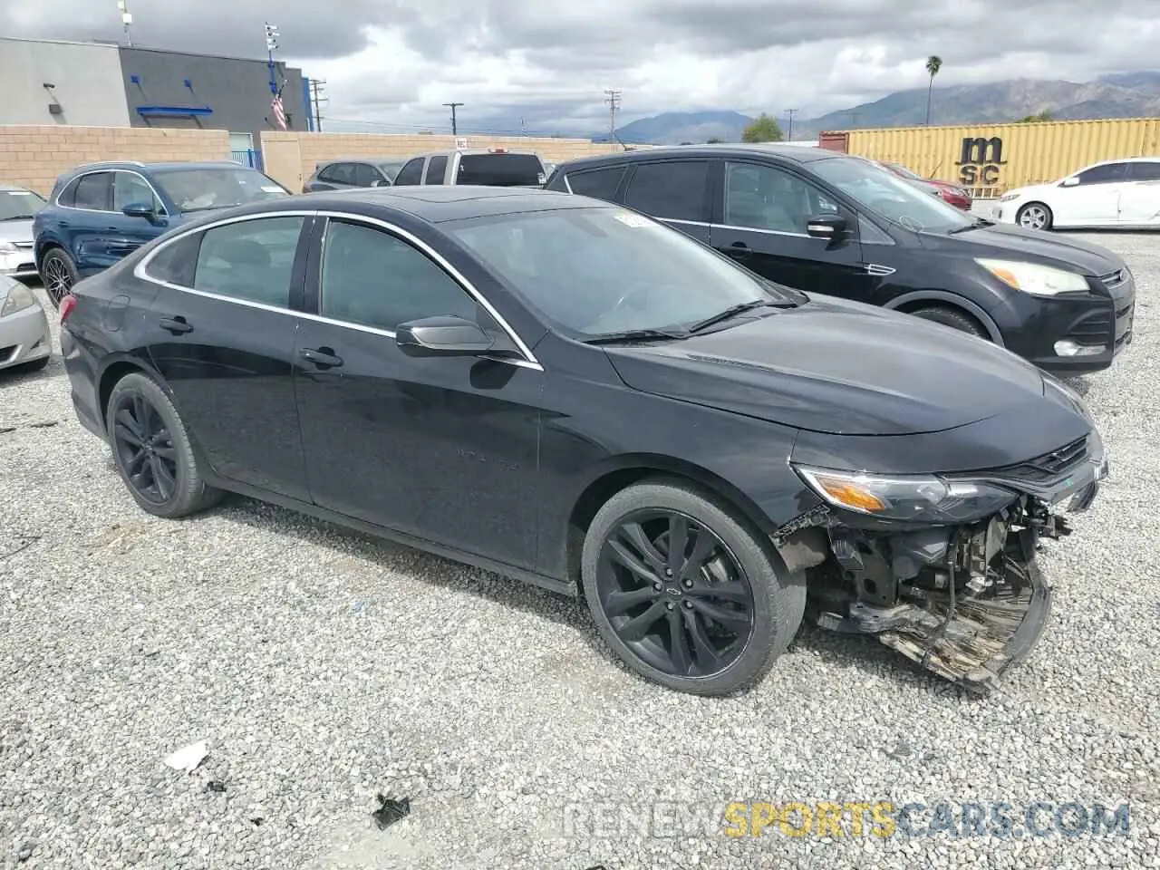 4 Photograph of a damaged car 1G1ZD5ST3MF069163 CHEVROLET MALIBU 2021