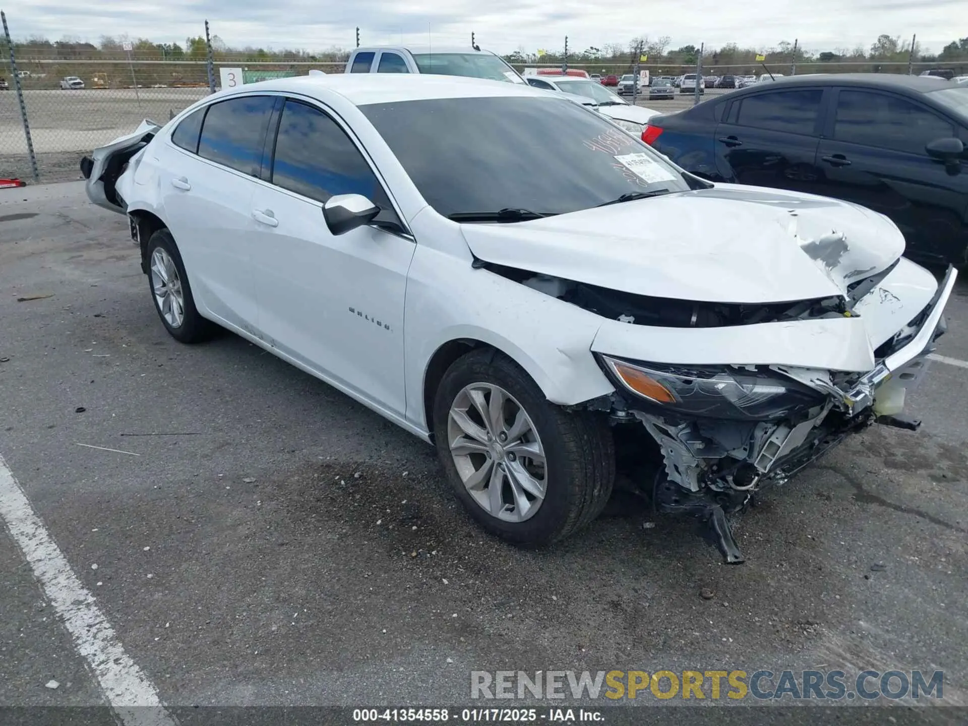 1 Photograph of a damaged car 1G1ZD5ST3MF071608 CHEVROLET MALIBU 2021