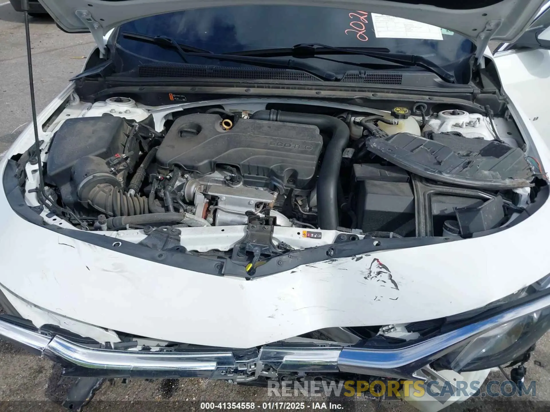 10 Photograph of a damaged car 1G1ZD5ST3MF071608 CHEVROLET MALIBU 2021