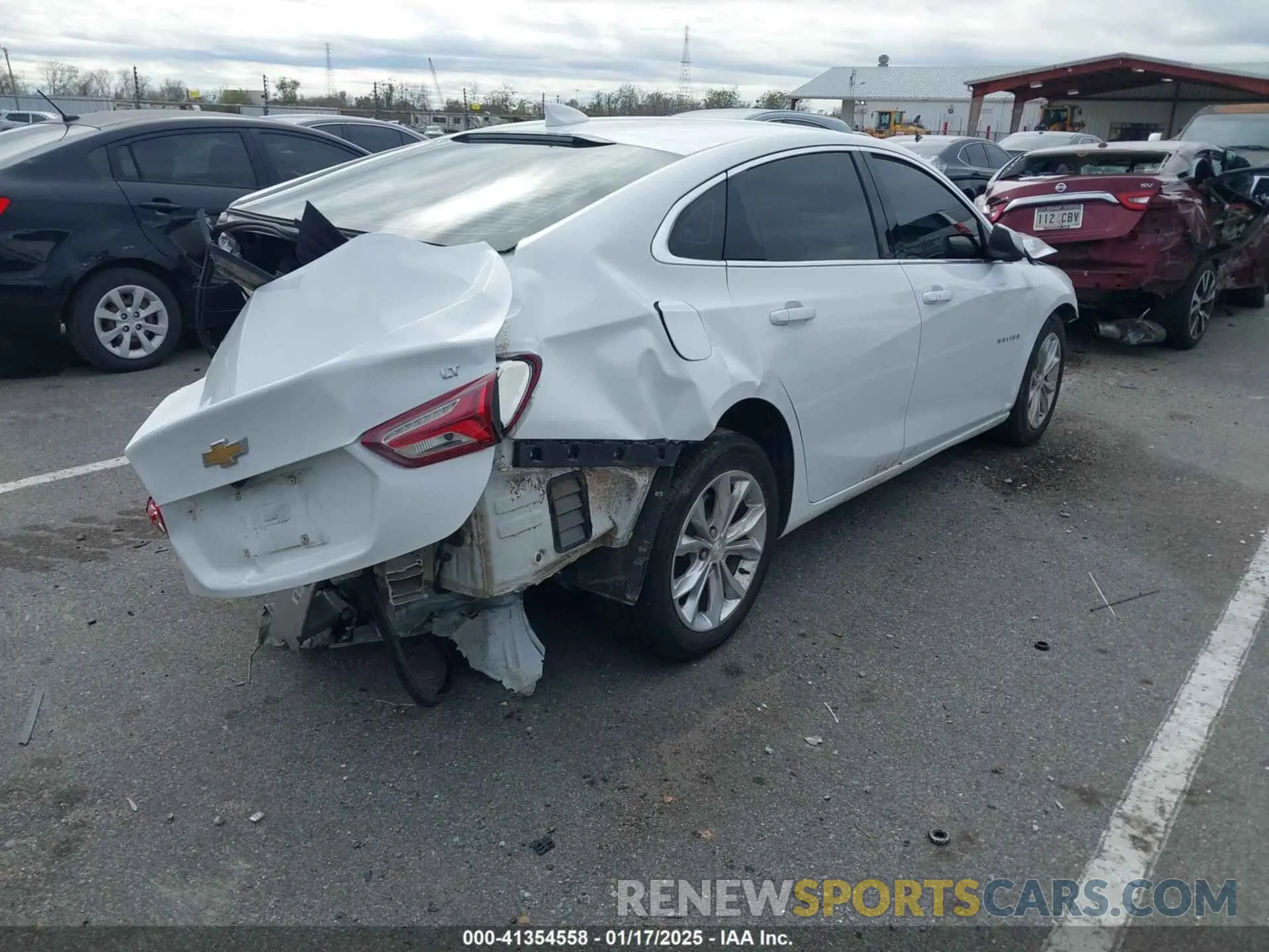 4 Photograph of a damaged car 1G1ZD5ST3MF071608 CHEVROLET MALIBU 2021