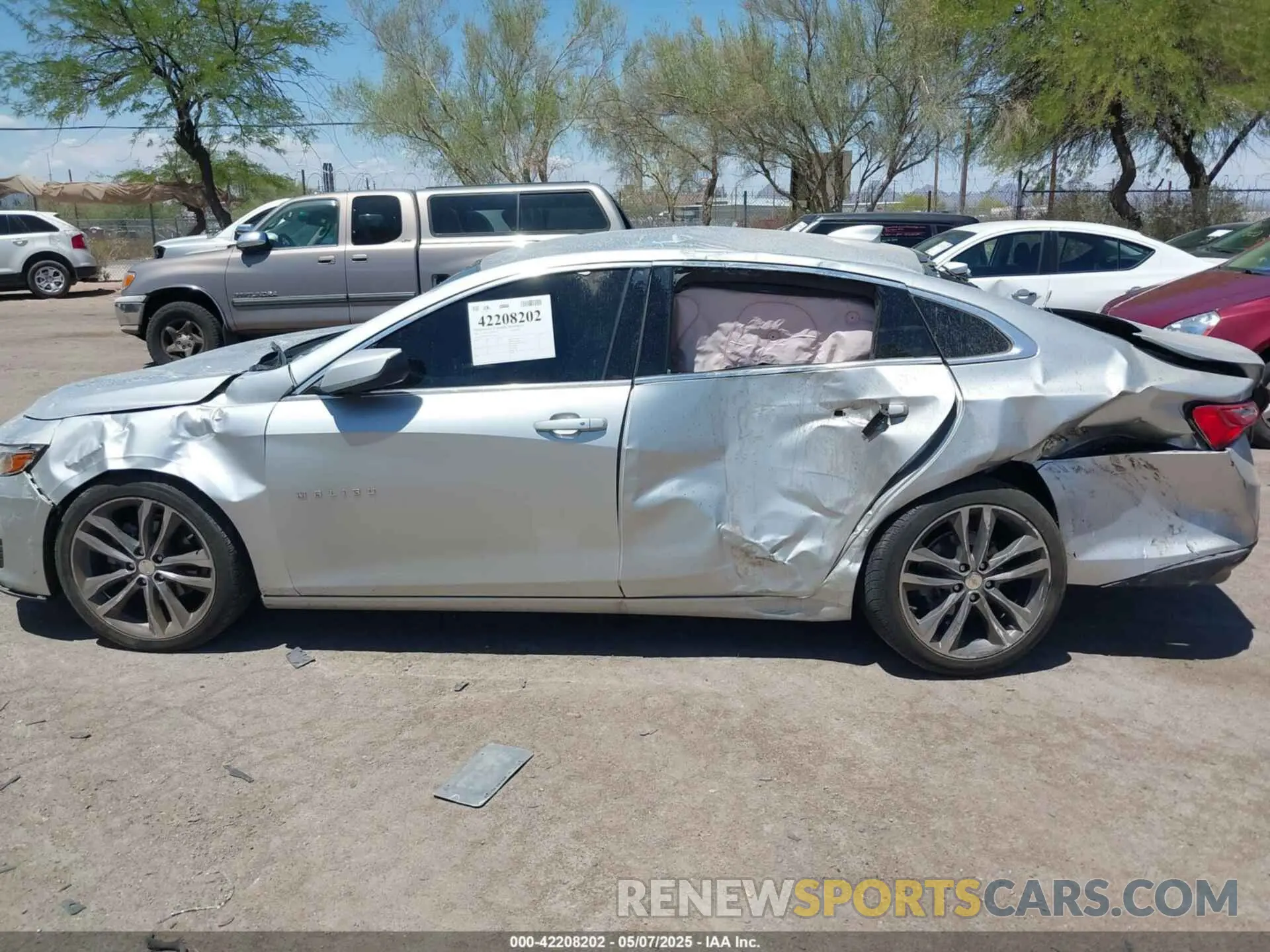 14 Photograph of a damaged car 1G1ZD5ST3MF077960 CHEVROLET MALIBU 2021