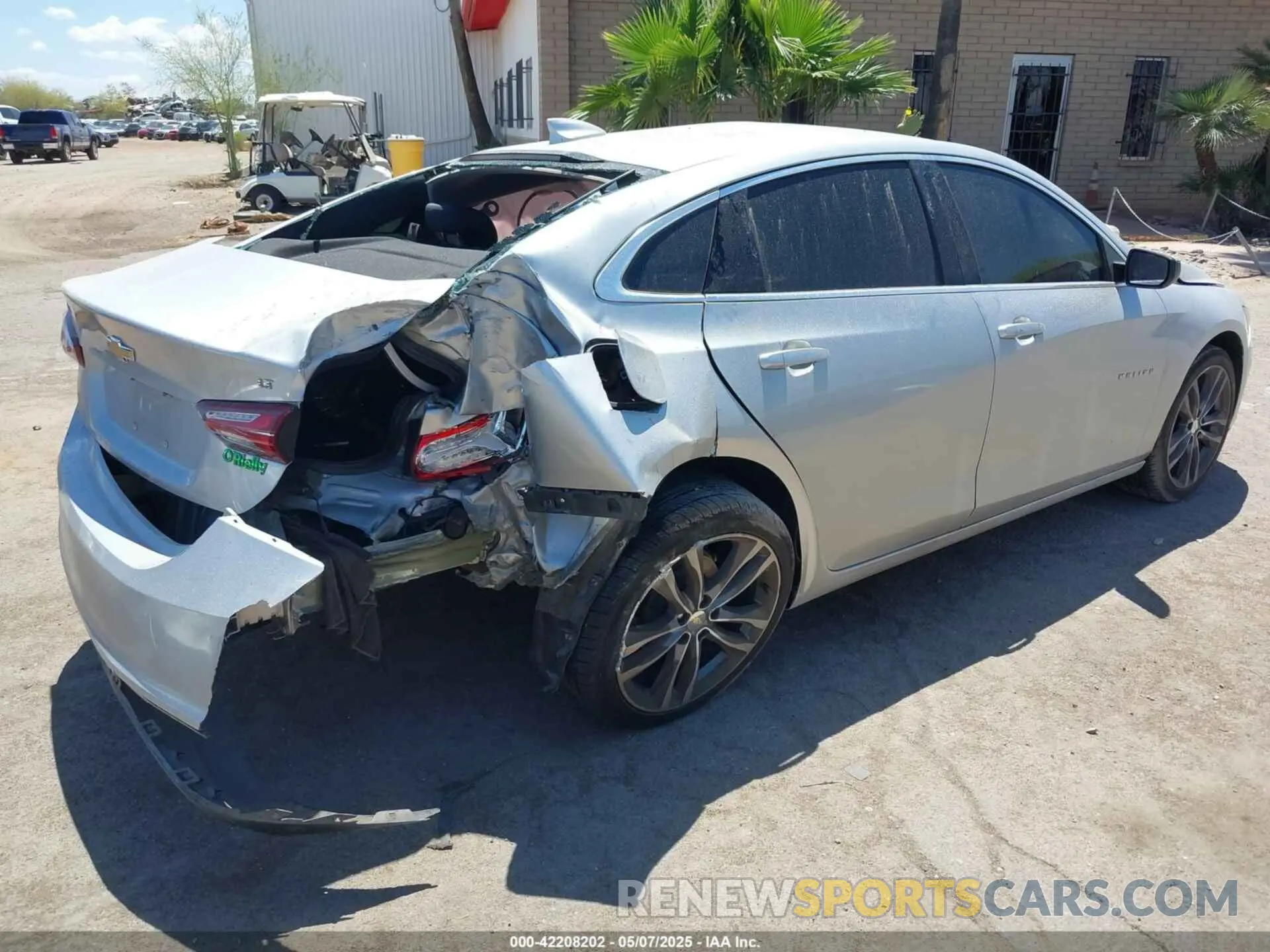 4 Photograph of a damaged car 1G1ZD5ST3MF077960 CHEVROLET MALIBU 2021