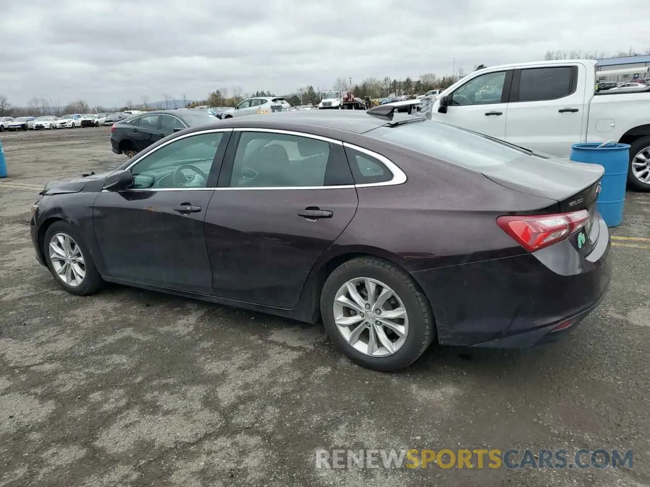 2 Photograph of a damaged car 1G1ZD5ST4MF008260 CHEVROLET MALIBU 2021