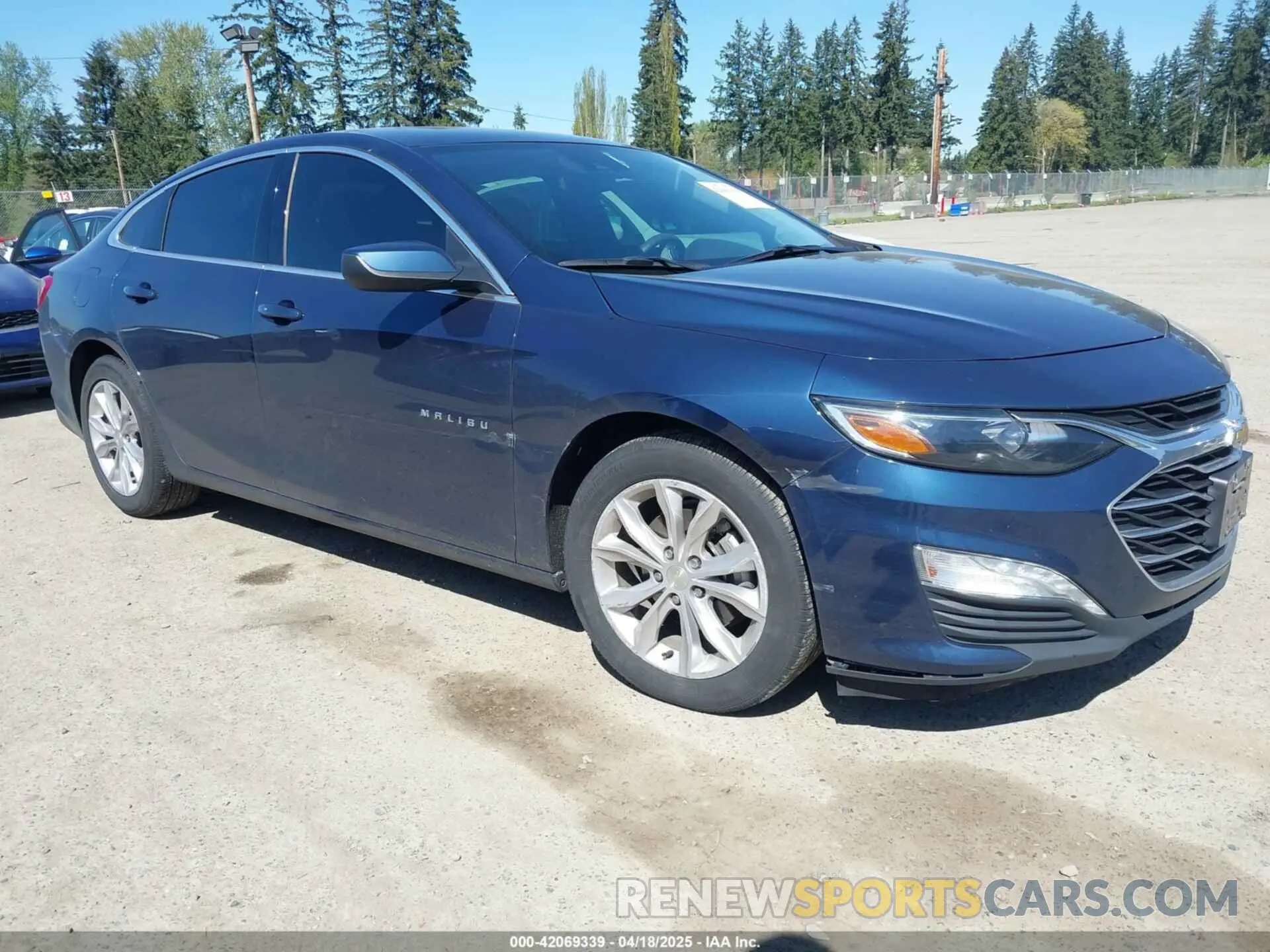 1 Photograph of a damaged car 1G1ZD5ST4MF011577 CHEVROLET MALIBU 2021