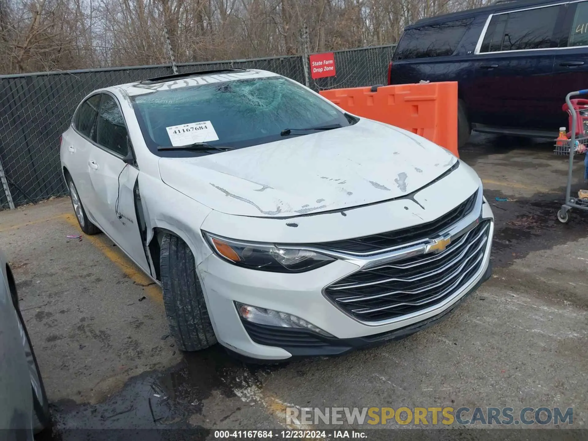 1 Photograph of a damaged car 1G1ZD5ST4MF016861 CHEVROLET MALIBU 2021