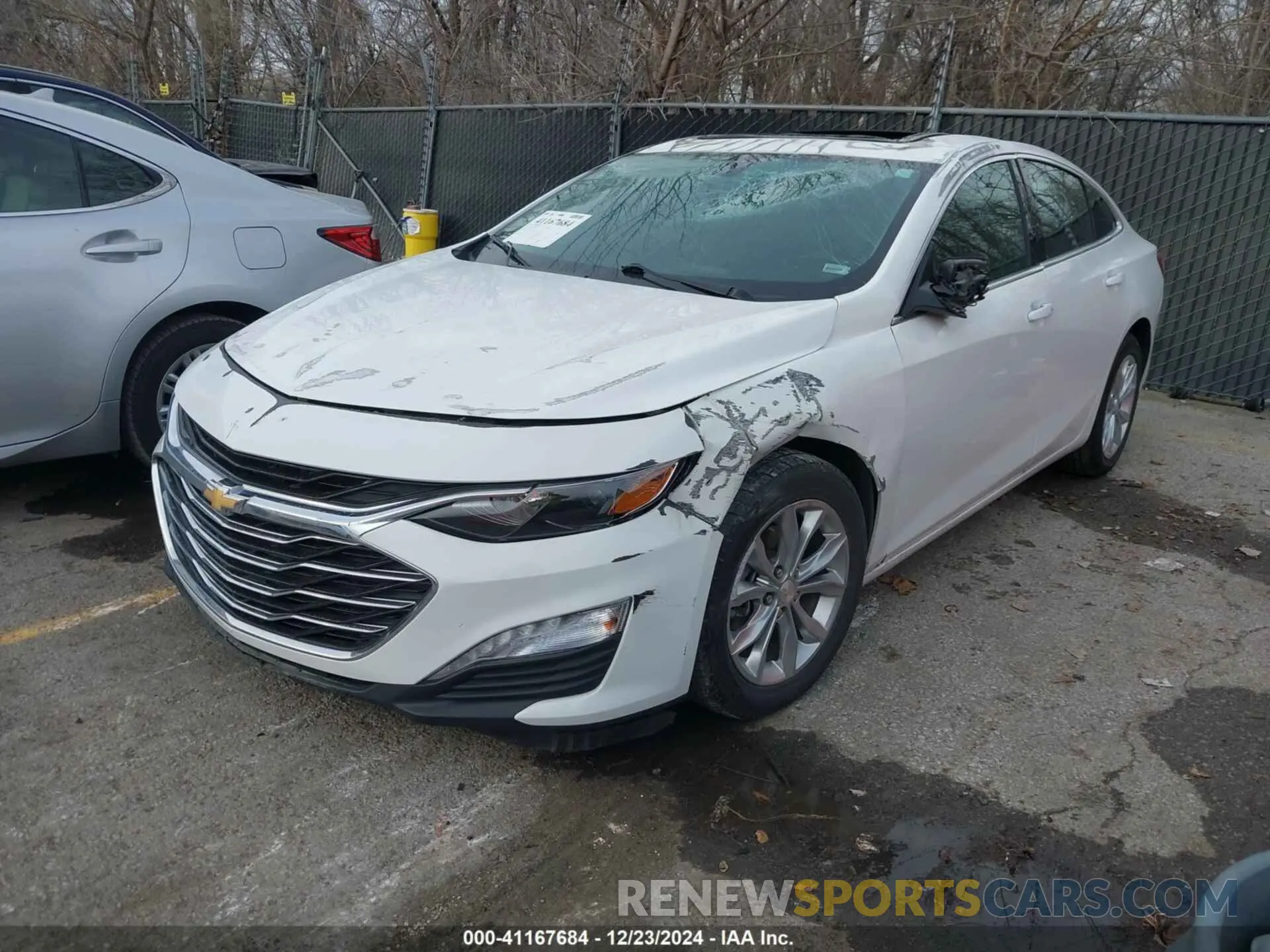 2 Photograph of a damaged car 1G1ZD5ST4MF016861 CHEVROLET MALIBU 2021