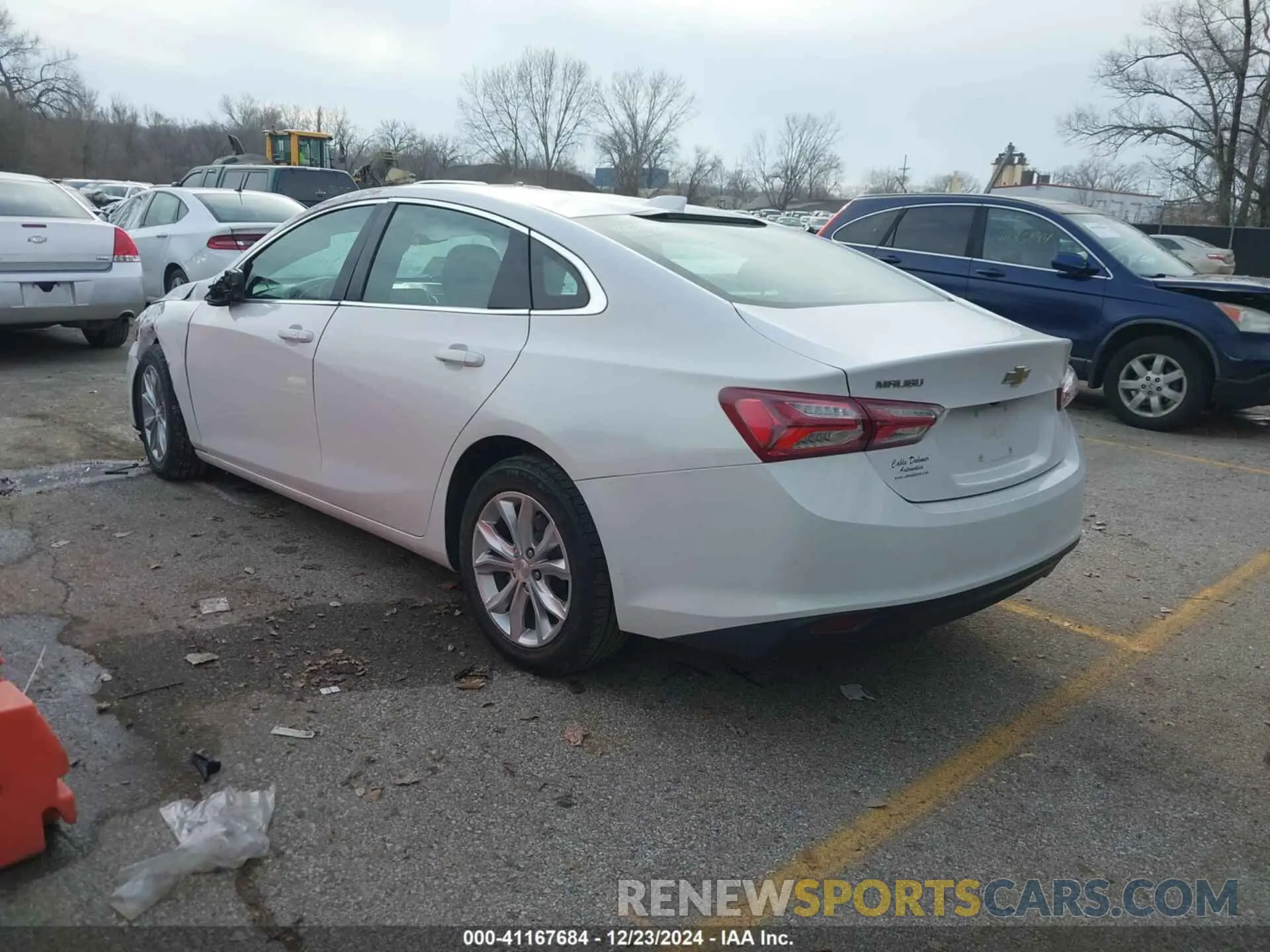 3 Photograph of a damaged car 1G1ZD5ST4MF016861 CHEVROLET MALIBU 2021