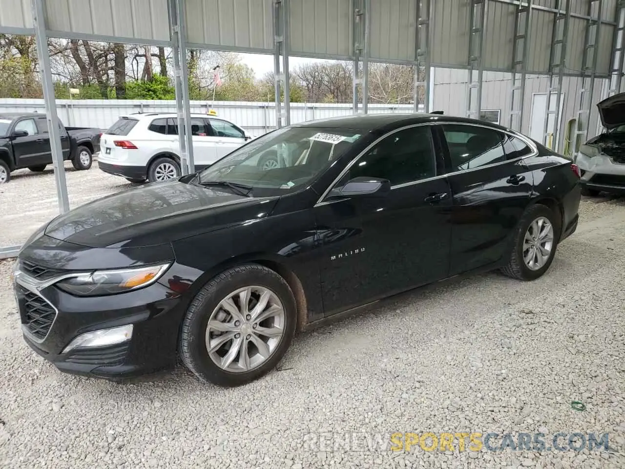 1 Photograph of a damaged car 1G1ZD5ST4MF017847 CHEVROLET MALIBU 2021