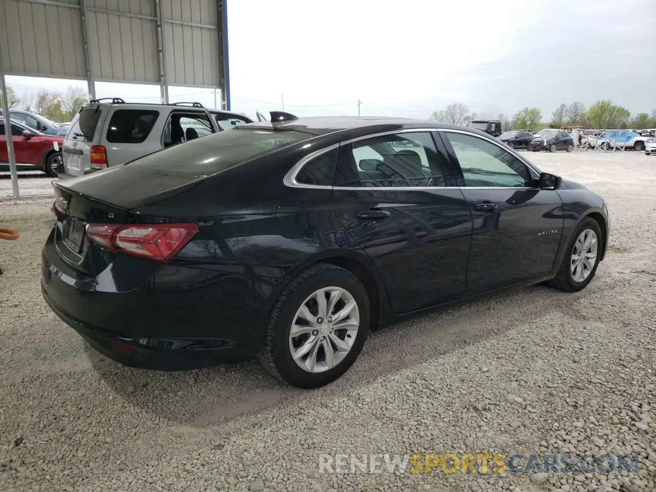 3 Photograph of a damaged car 1G1ZD5ST4MF017847 CHEVROLET MALIBU 2021