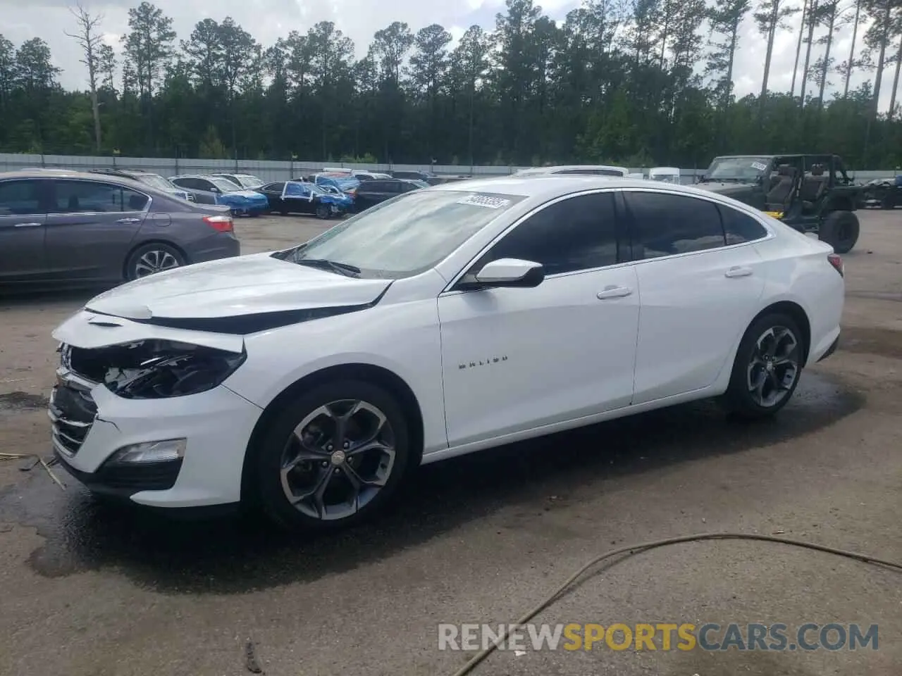 1 Photograph of a damaged car 1G1ZD5ST4MF030453 CHEVROLET MALIBU 2021