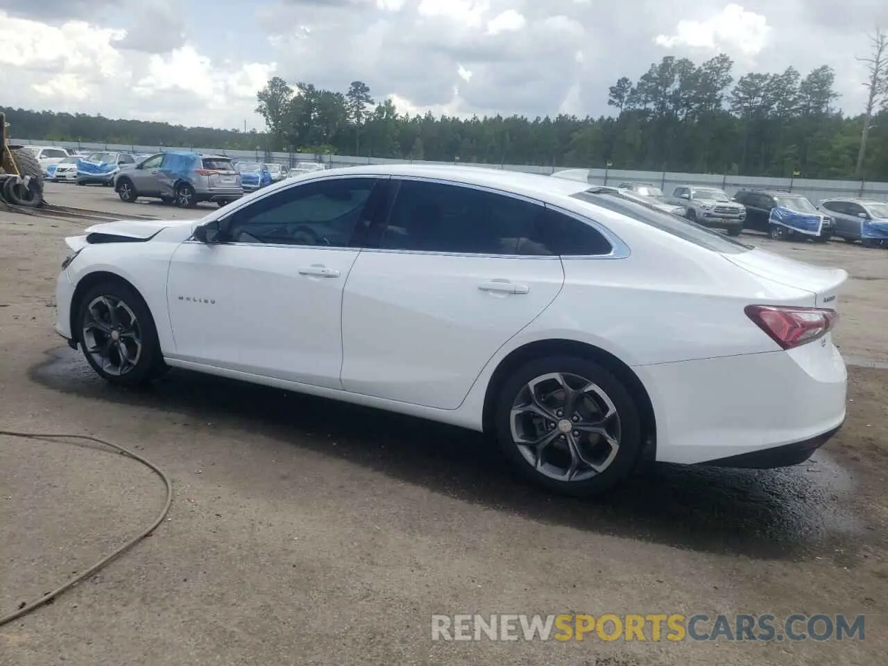 2 Photograph of a damaged car 1G1ZD5ST4MF030453 CHEVROLET MALIBU 2021