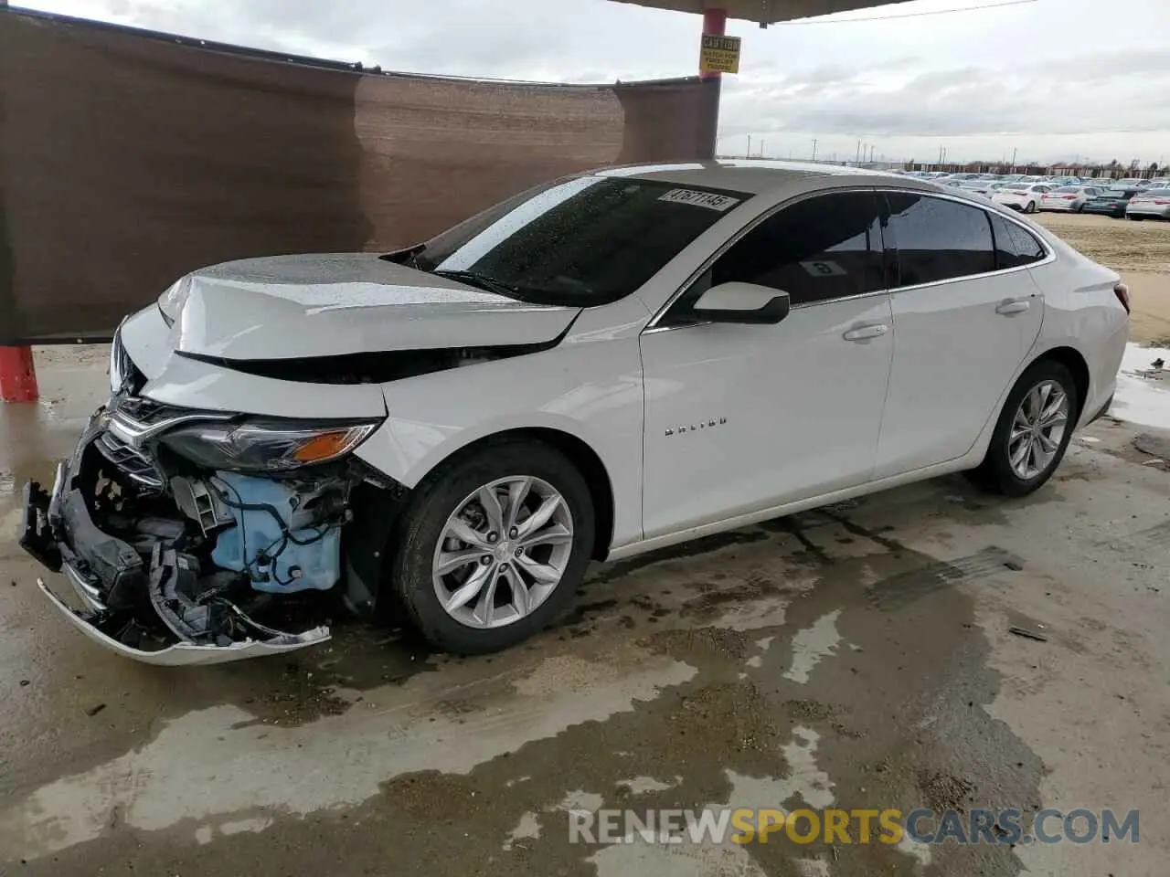 1 Photograph of a damaged car 1G1ZD5ST4MF061864 CHEVROLET MALIBU 2021