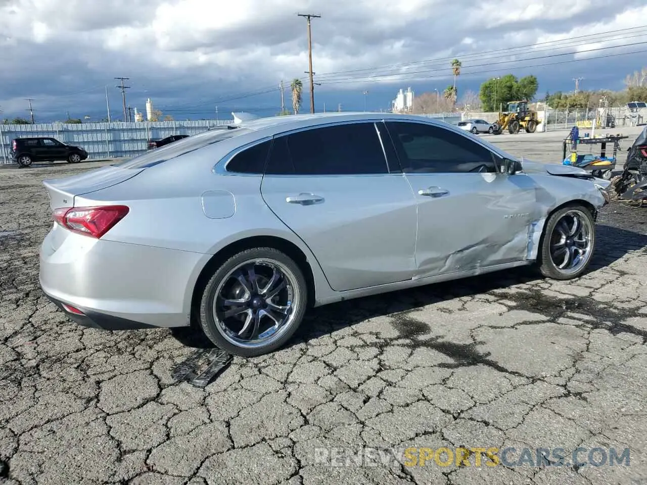 3 Photograph of a damaged car 1G1ZD5ST4MF065722 CHEVROLET MALIBU 2021