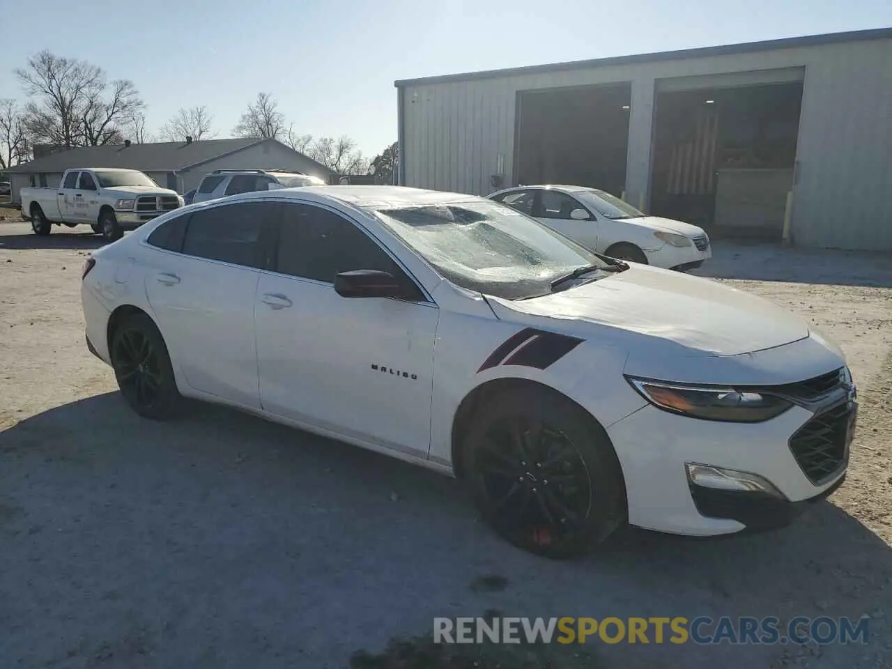 4 Photograph of a damaged car 1G1ZD5ST4MF078244 CHEVROLET MALIBU 2021