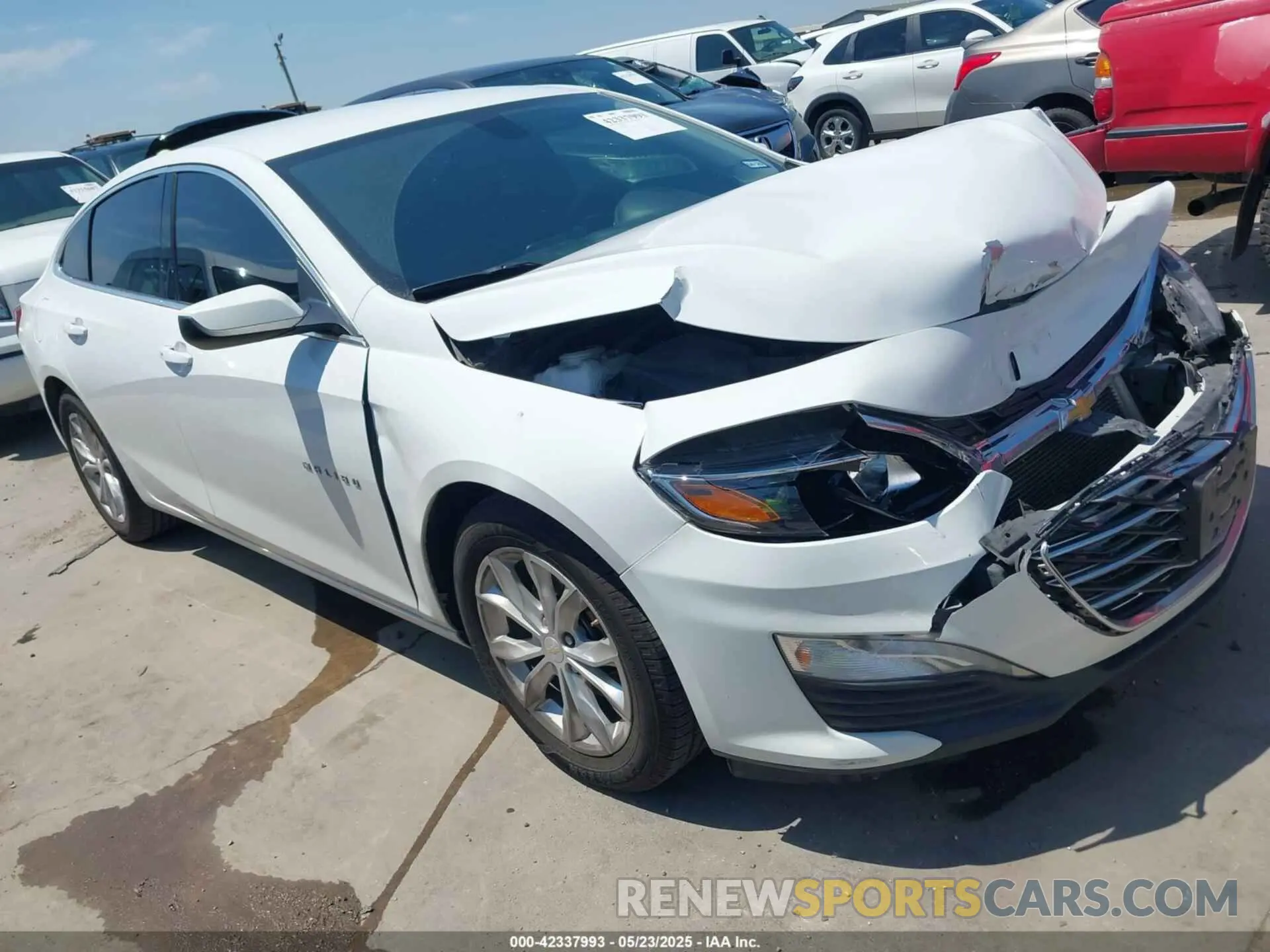 1 Photograph of a damaged car 1G1ZD5ST5MF002290 CHEVROLET MALIBU 2021