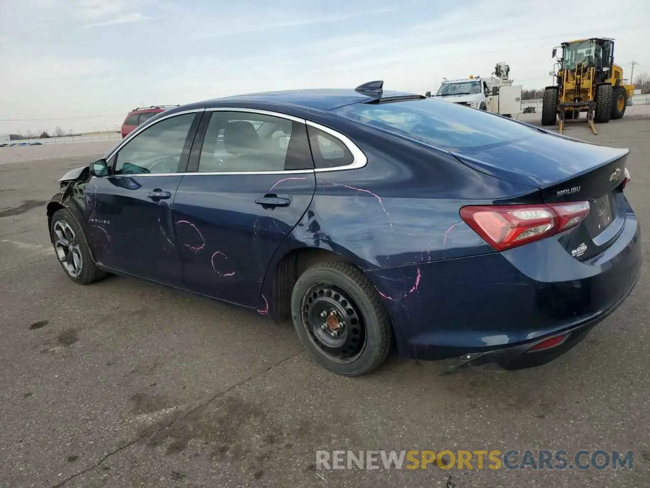 2 Photograph of a damaged car 1G1ZD5ST5MF003844 CHEVROLET MALIBU 2021