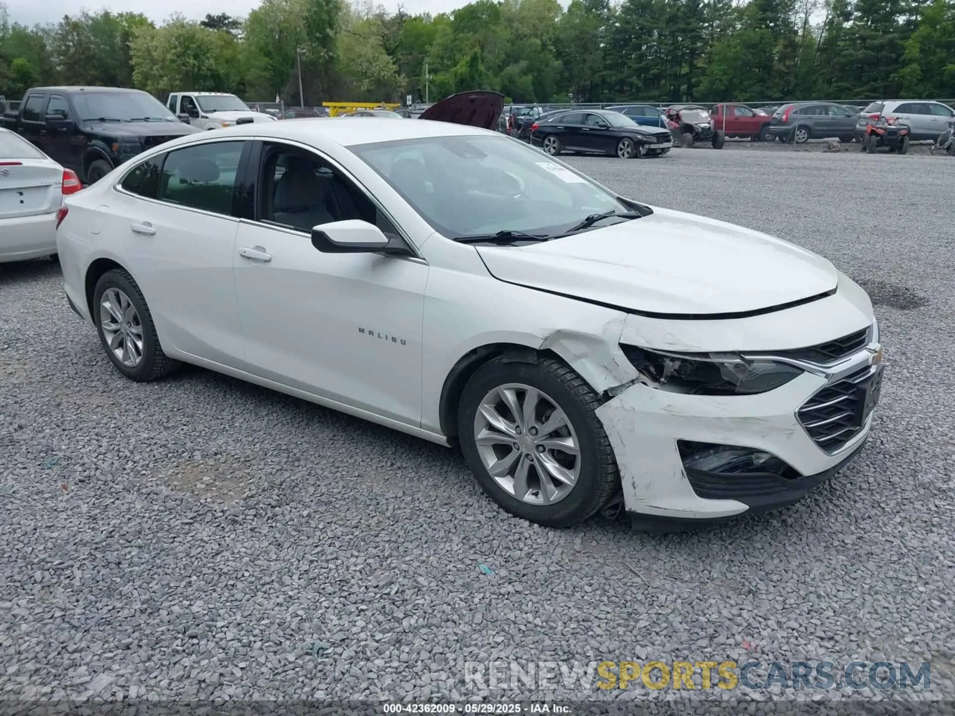 1 Photograph of a damaged car 1G1ZD5ST5MF013015 CHEVROLET MALIBU 2021
