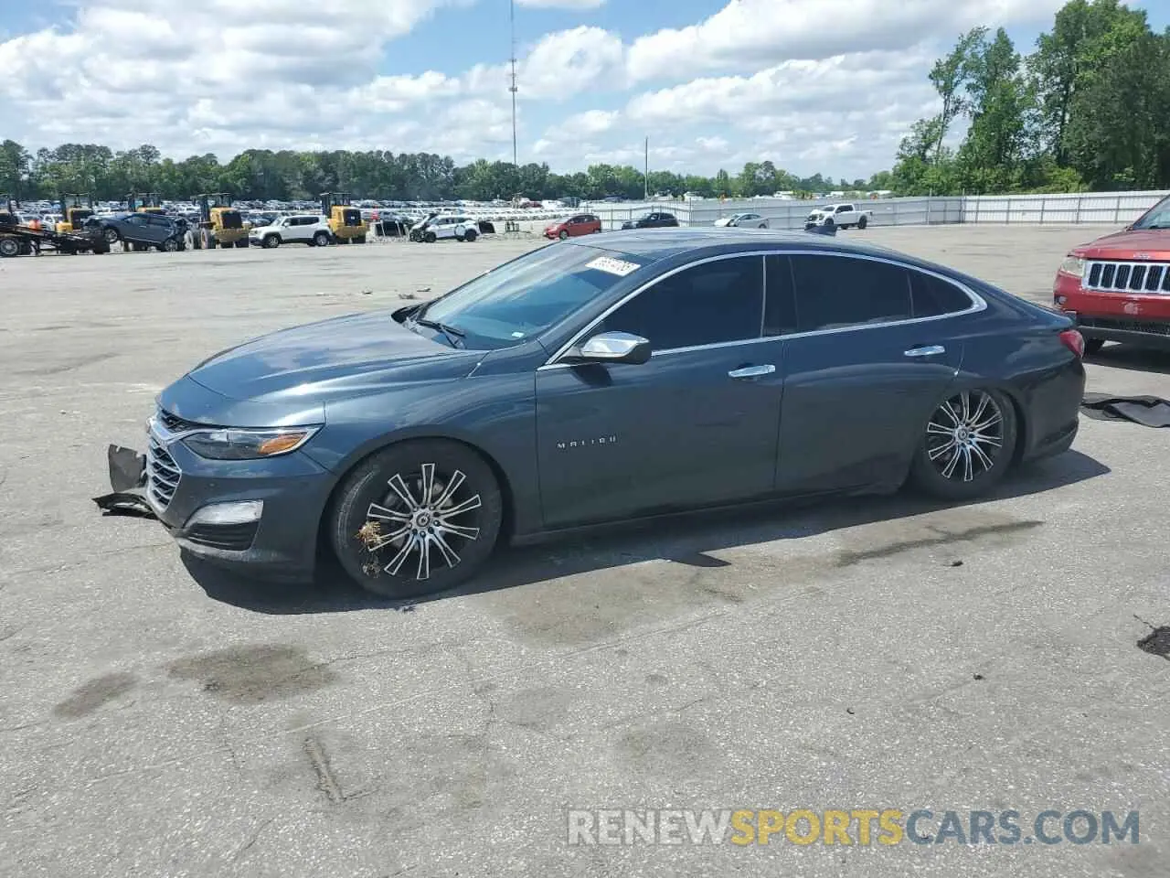 1 Photograph of a damaged car 1G1ZD5ST5MF015993 CHEVROLET MALIBU 2021