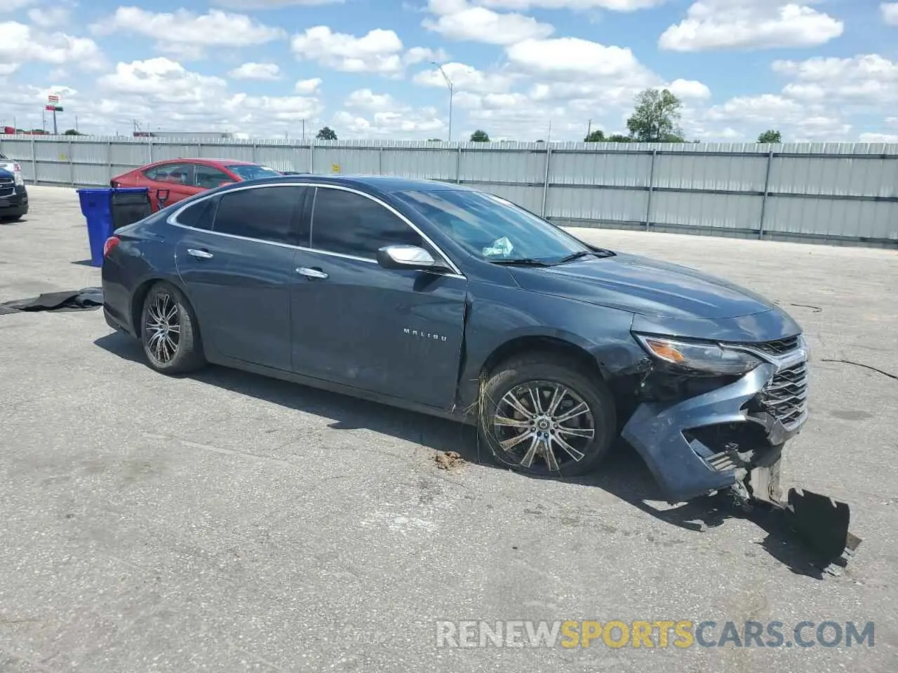 4 Photograph of a damaged car 1G1ZD5ST5MF015993 CHEVROLET MALIBU 2021