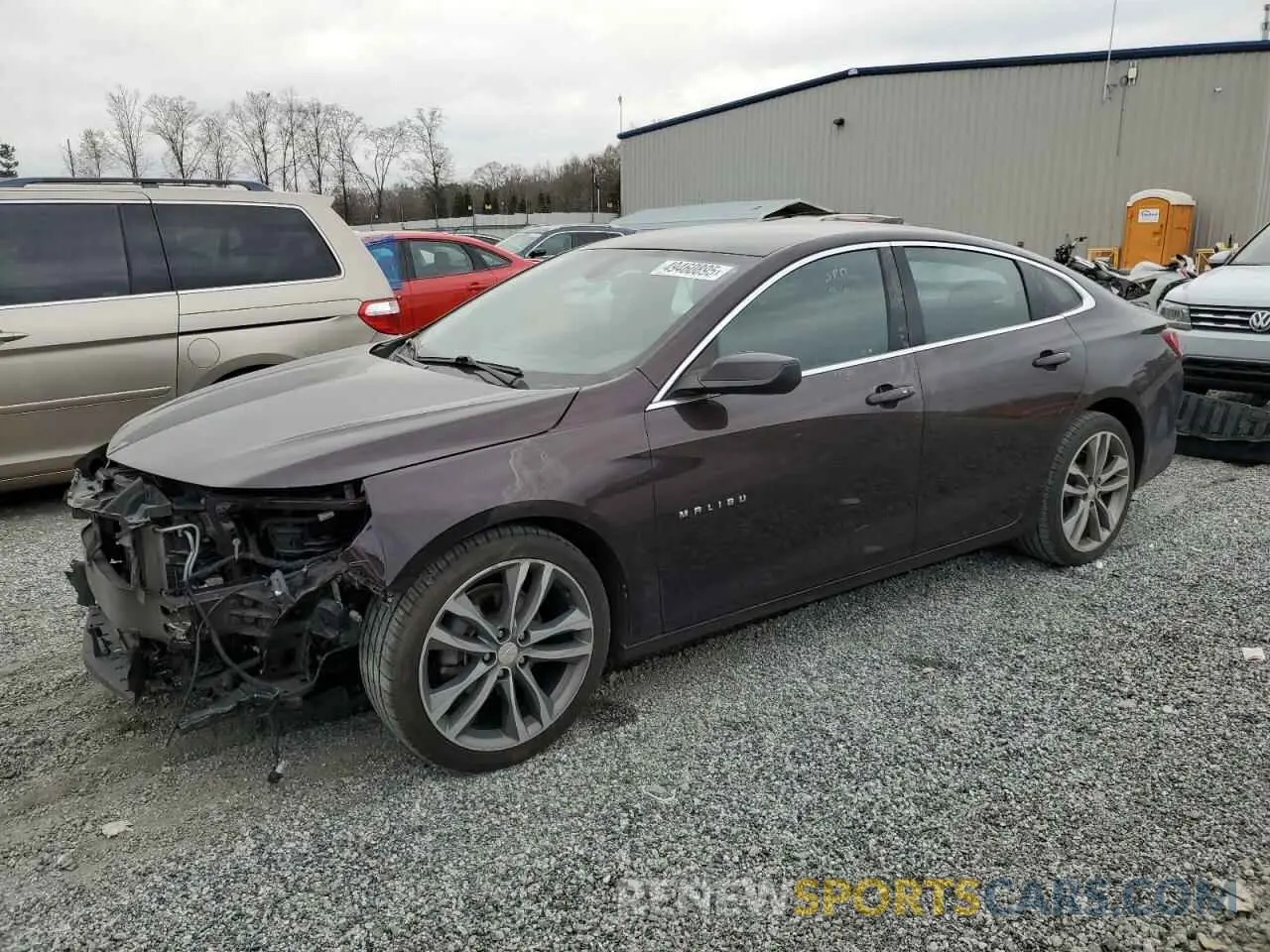 1 Photograph of a damaged car 1G1ZD5ST5MF022409 CHEVROLET MALIBU 2021