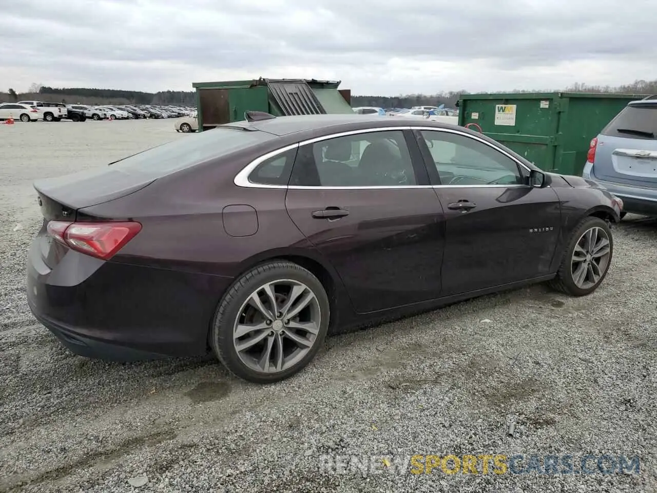3 Photograph of a damaged car 1G1ZD5ST5MF022409 CHEVROLET MALIBU 2021