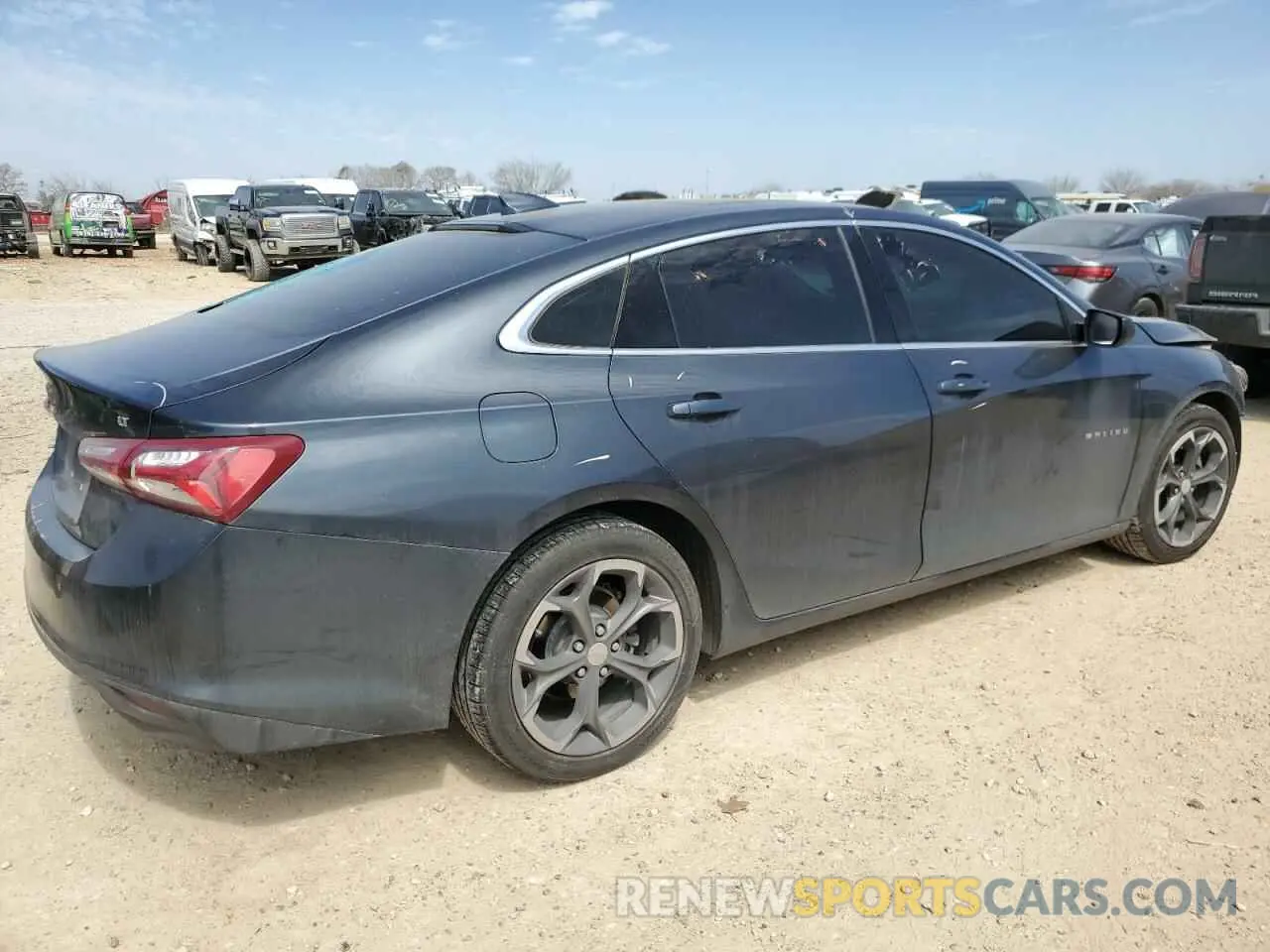 3 Photograph of a damaged car 1G1ZD5ST5MF028761 CHEVROLET MALIBU 2021