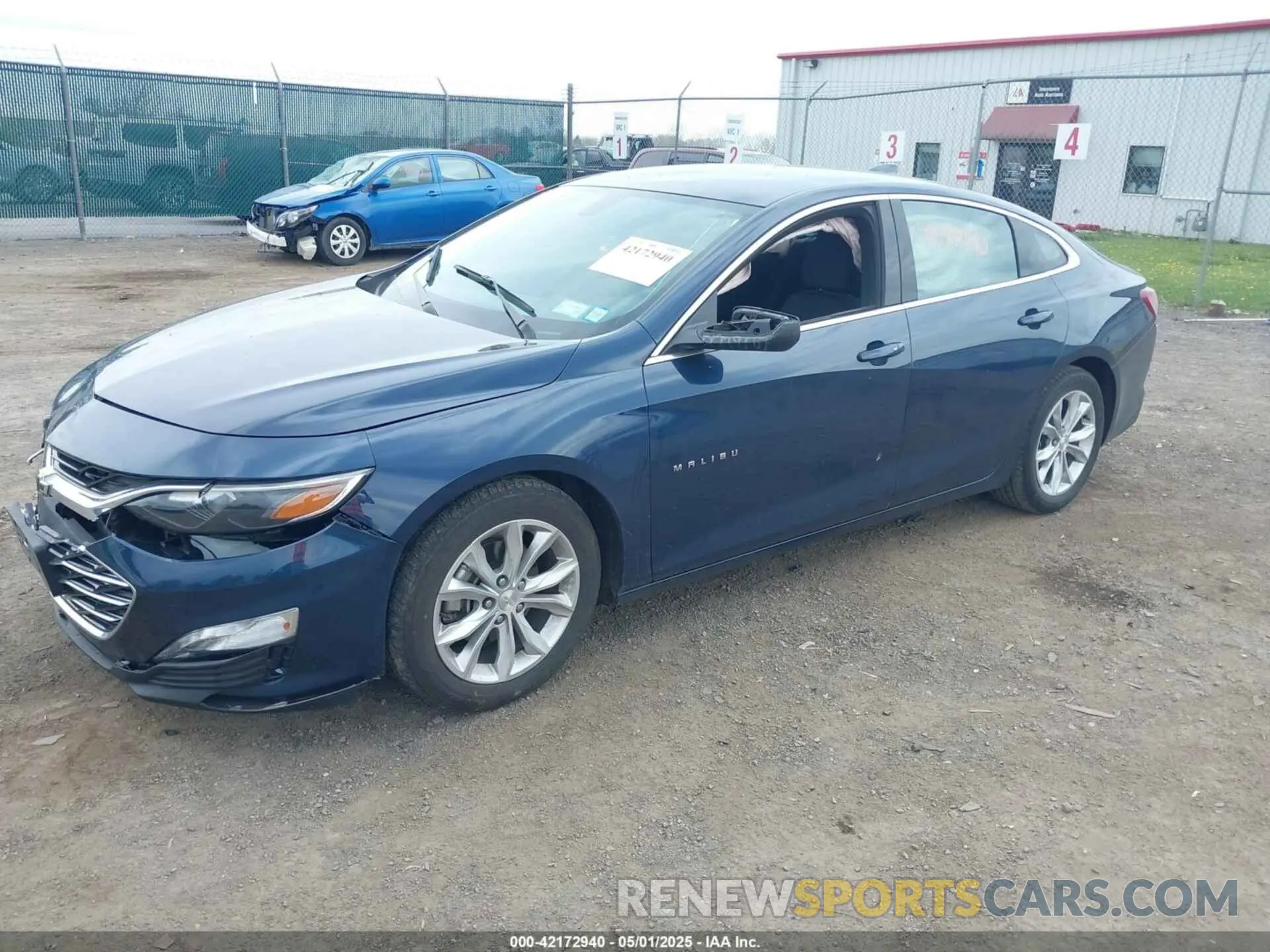 2 Photograph of a damaged car 1G1ZD5ST5MF059413 CHEVROLET MALIBU 2021