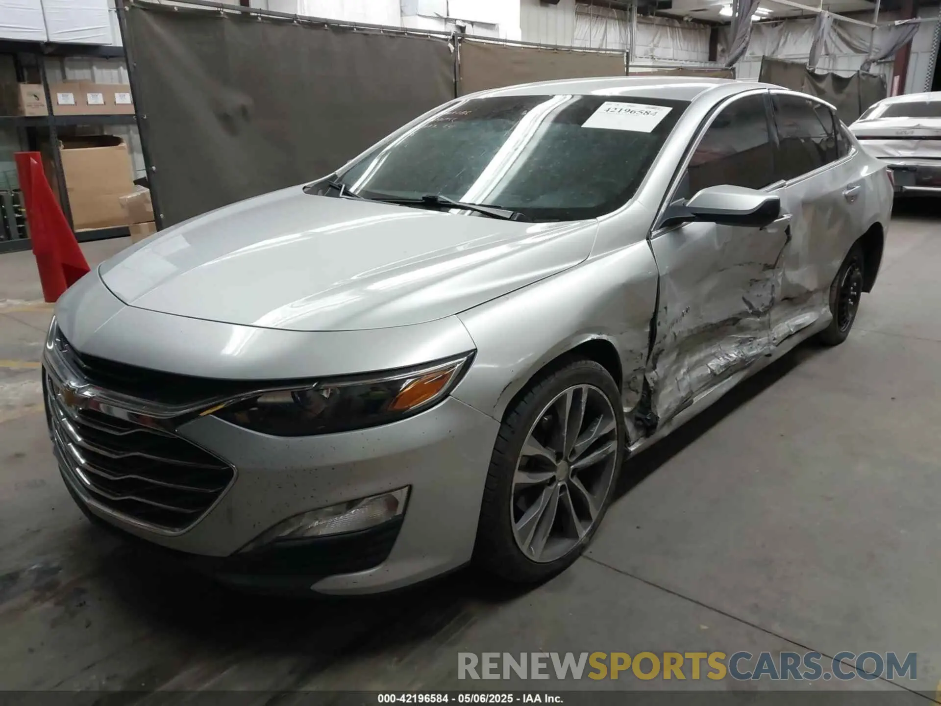 2 Photograph of a damaged car 1G1ZD5ST5MF061646 CHEVROLET MALIBU 2021