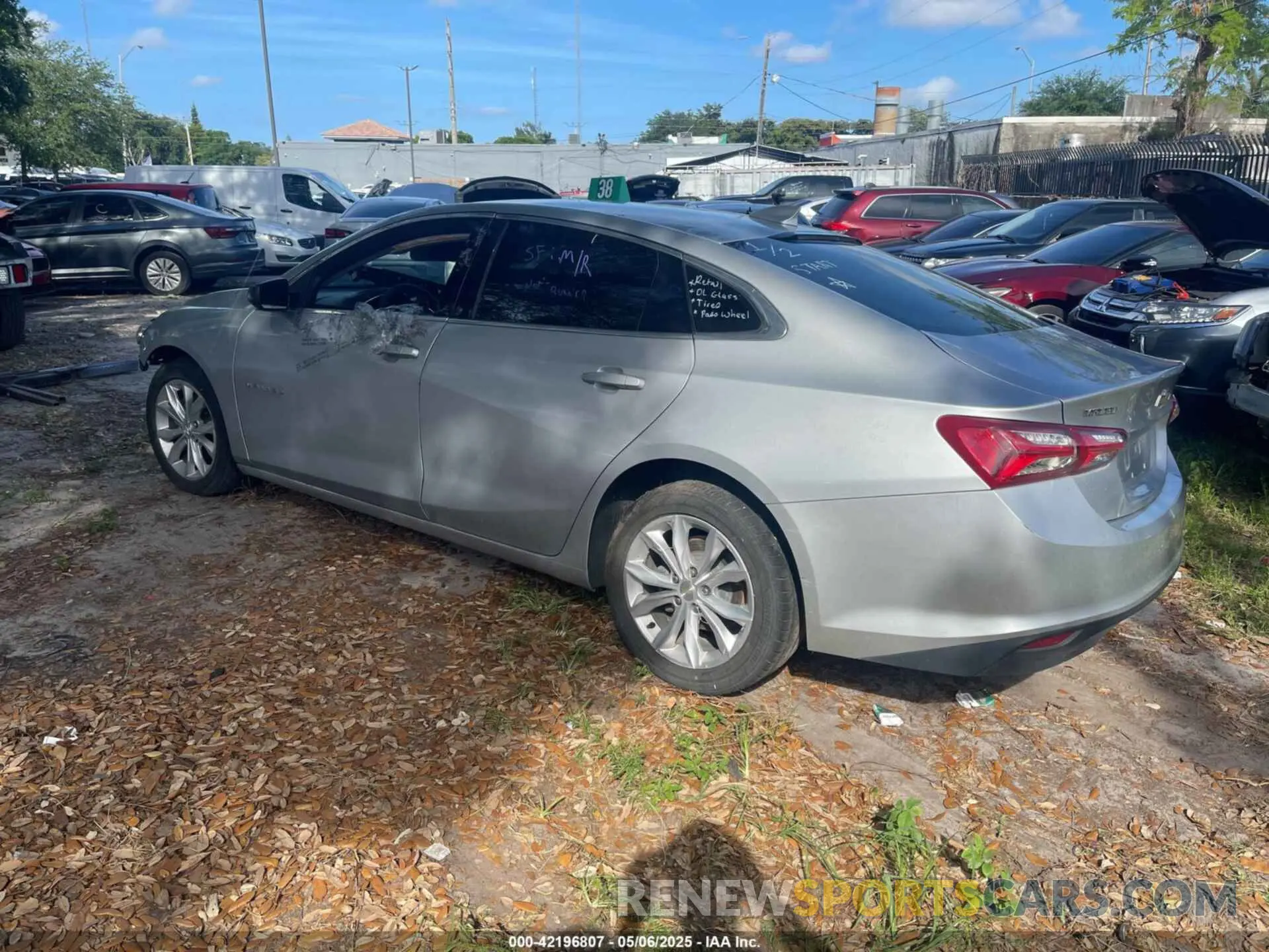 3 Photograph of a damaged car 1G1ZD5ST5MF062652 CHEVROLET MALIBU 2021