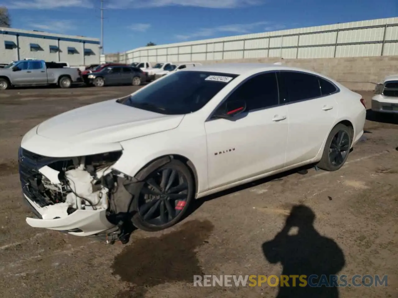 1 Photograph of a damaged car 1G1ZD5ST5MF062909 CHEVROLET MALIBU 2021