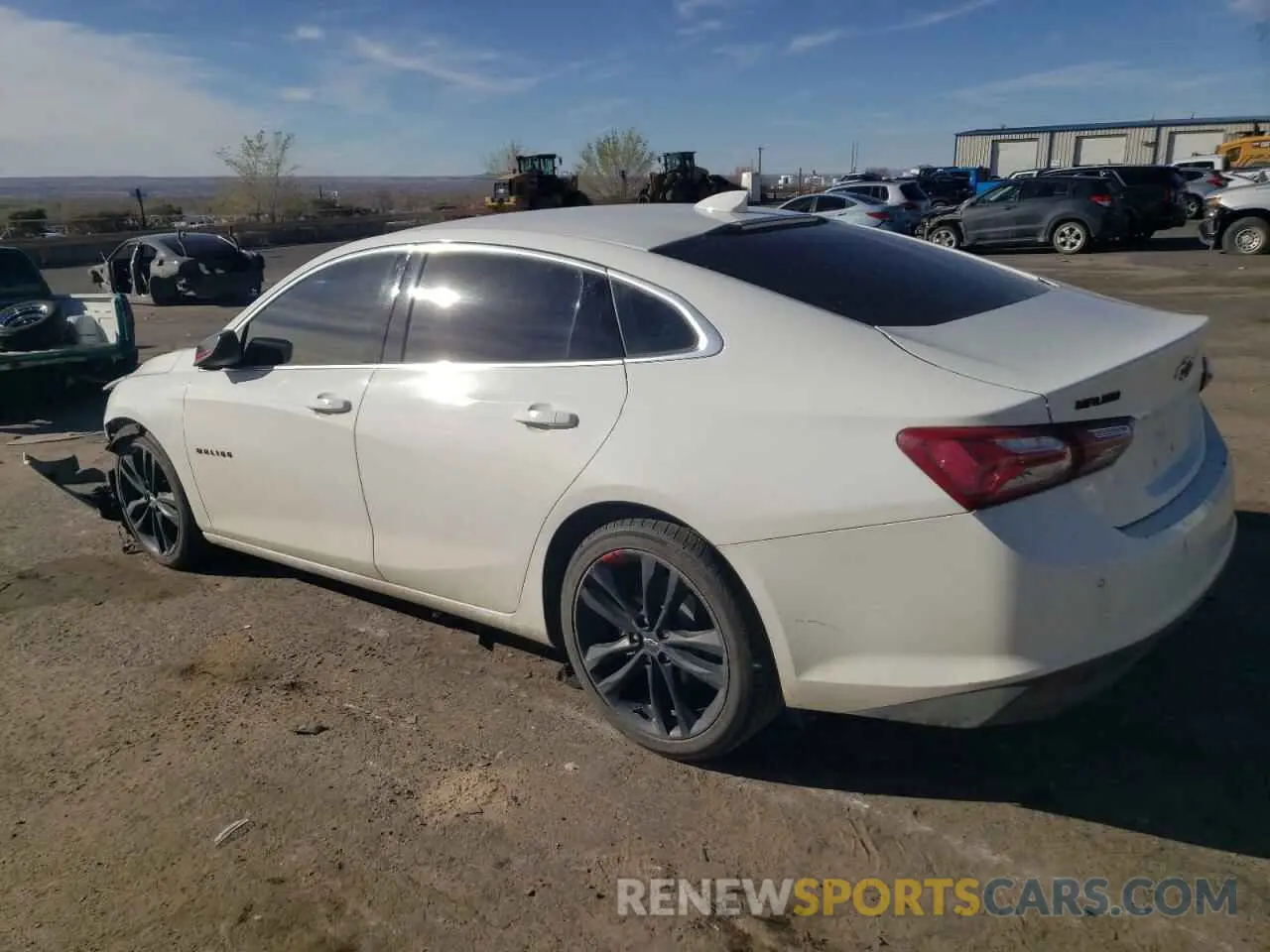 2 Photograph of a damaged car 1G1ZD5ST5MF062909 CHEVROLET MALIBU 2021