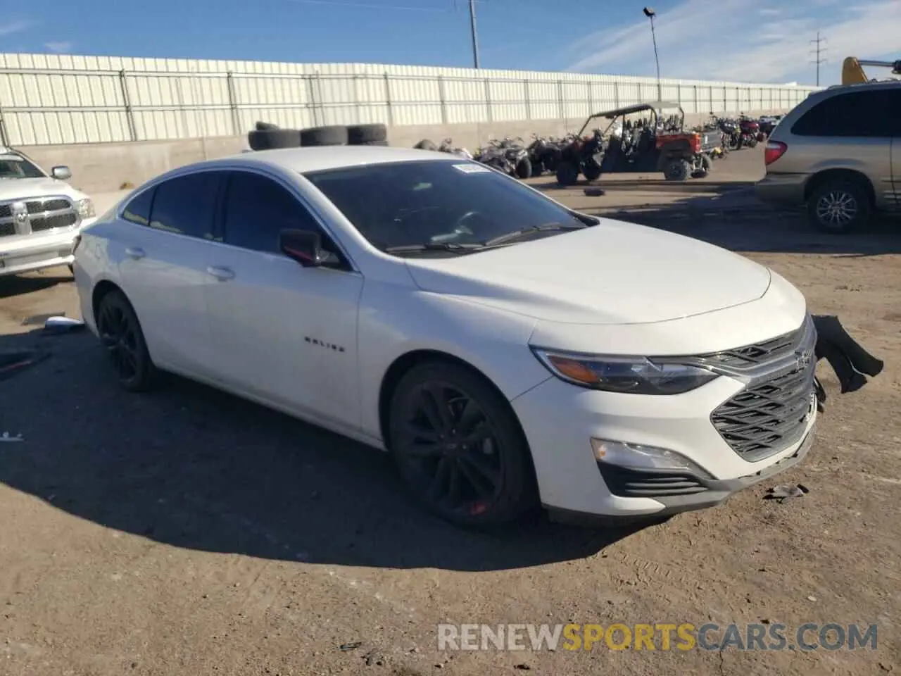 4 Photograph of a damaged car 1G1ZD5ST5MF062909 CHEVROLET MALIBU 2021