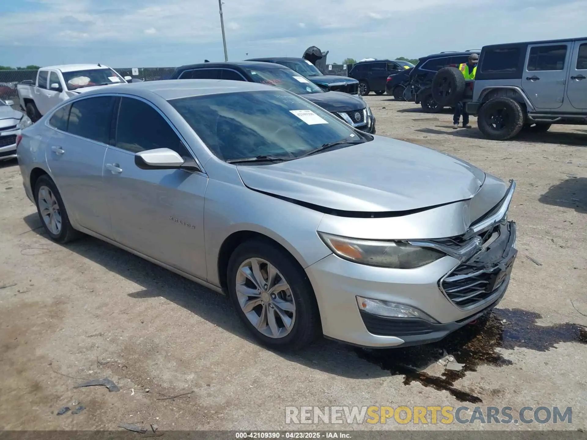 1 Photograph of a damaged car 1G1ZD5ST5MF066796 CHEVROLET MALIBU 2021