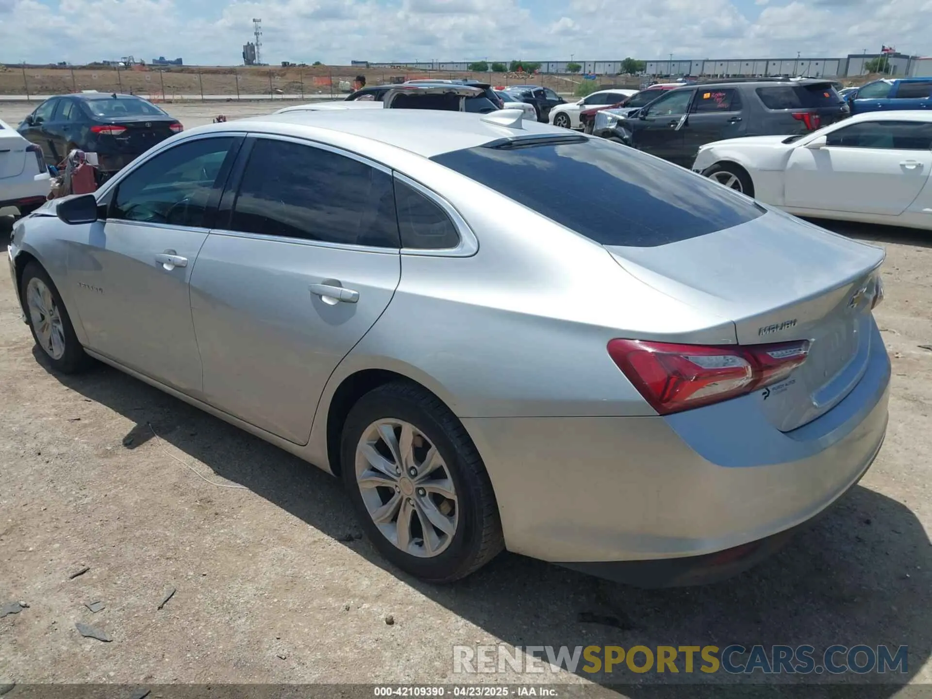 3 Photograph of a damaged car 1G1ZD5ST5MF066796 CHEVROLET MALIBU 2021