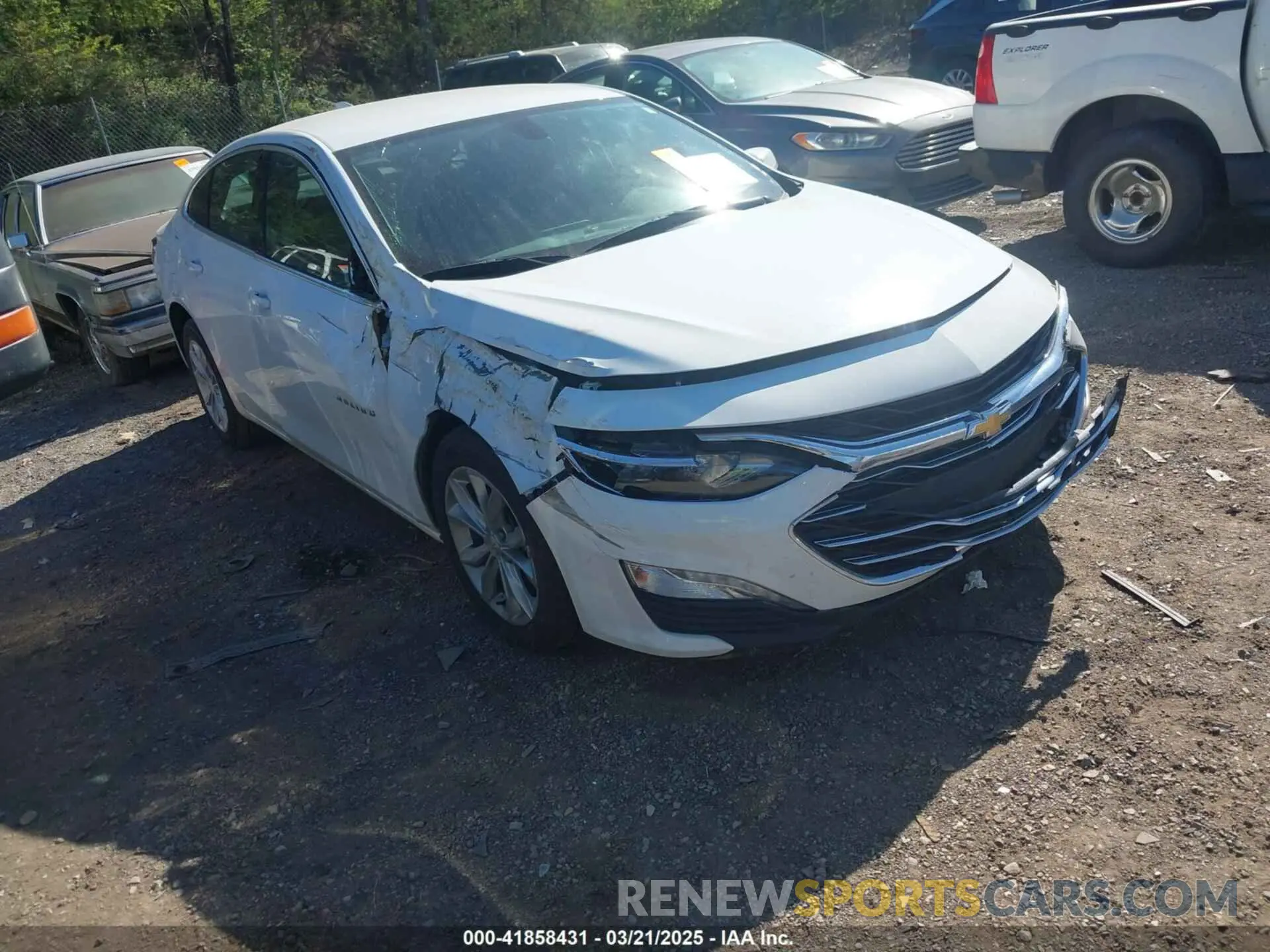 1 Photograph of a damaged car 1G1ZD5ST5MF071268 CHEVROLET MALIBU 2021