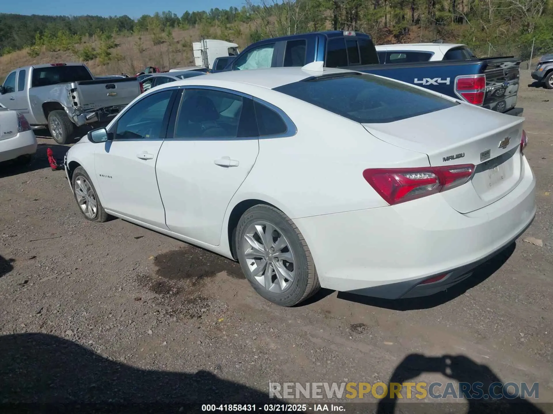 3 Photograph of a damaged car 1G1ZD5ST5MF071268 CHEVROLET MALIBU 2021