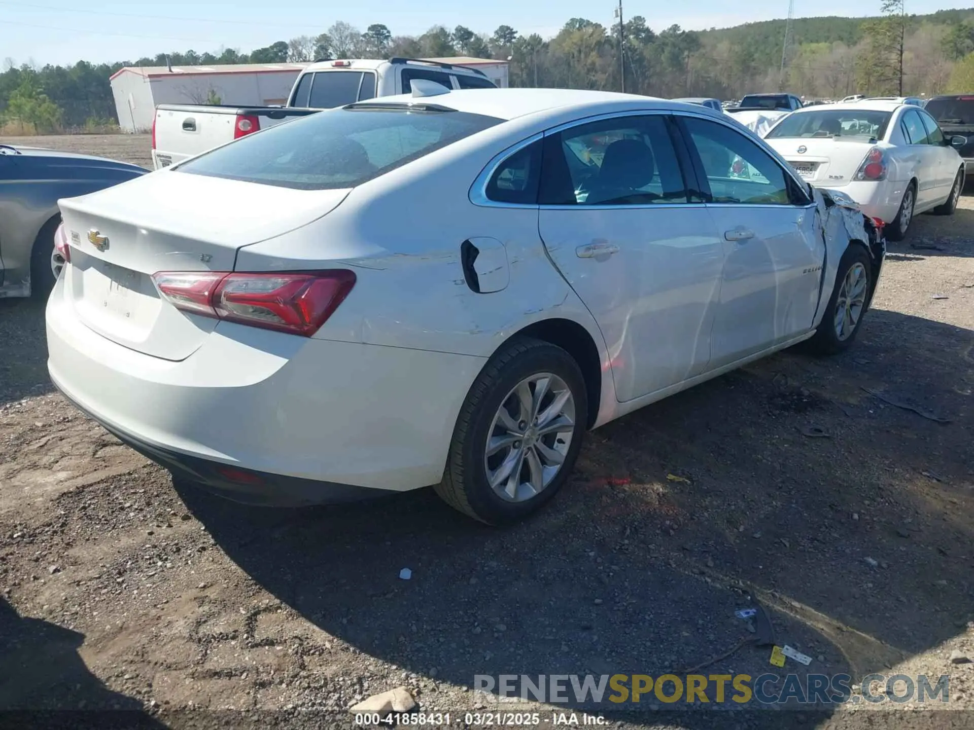 4 Photograph of a damaged car 1G1ZD5ST5MF071268 CHEVROLET MALIBU 2021