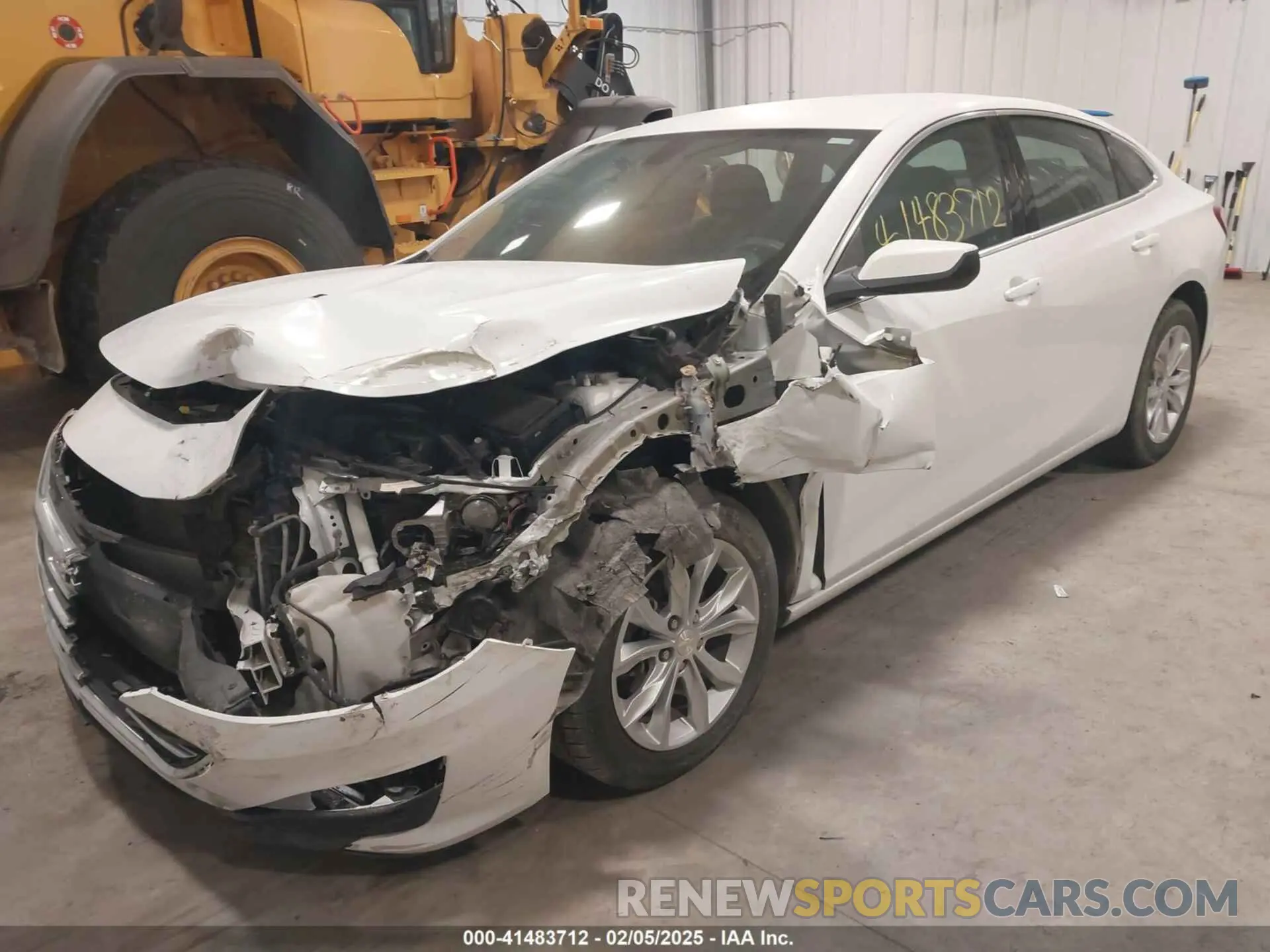 2 Photograph of a damaged car 1G1ZD5ST5MF078012 CHEVROLET MALIBU 2021