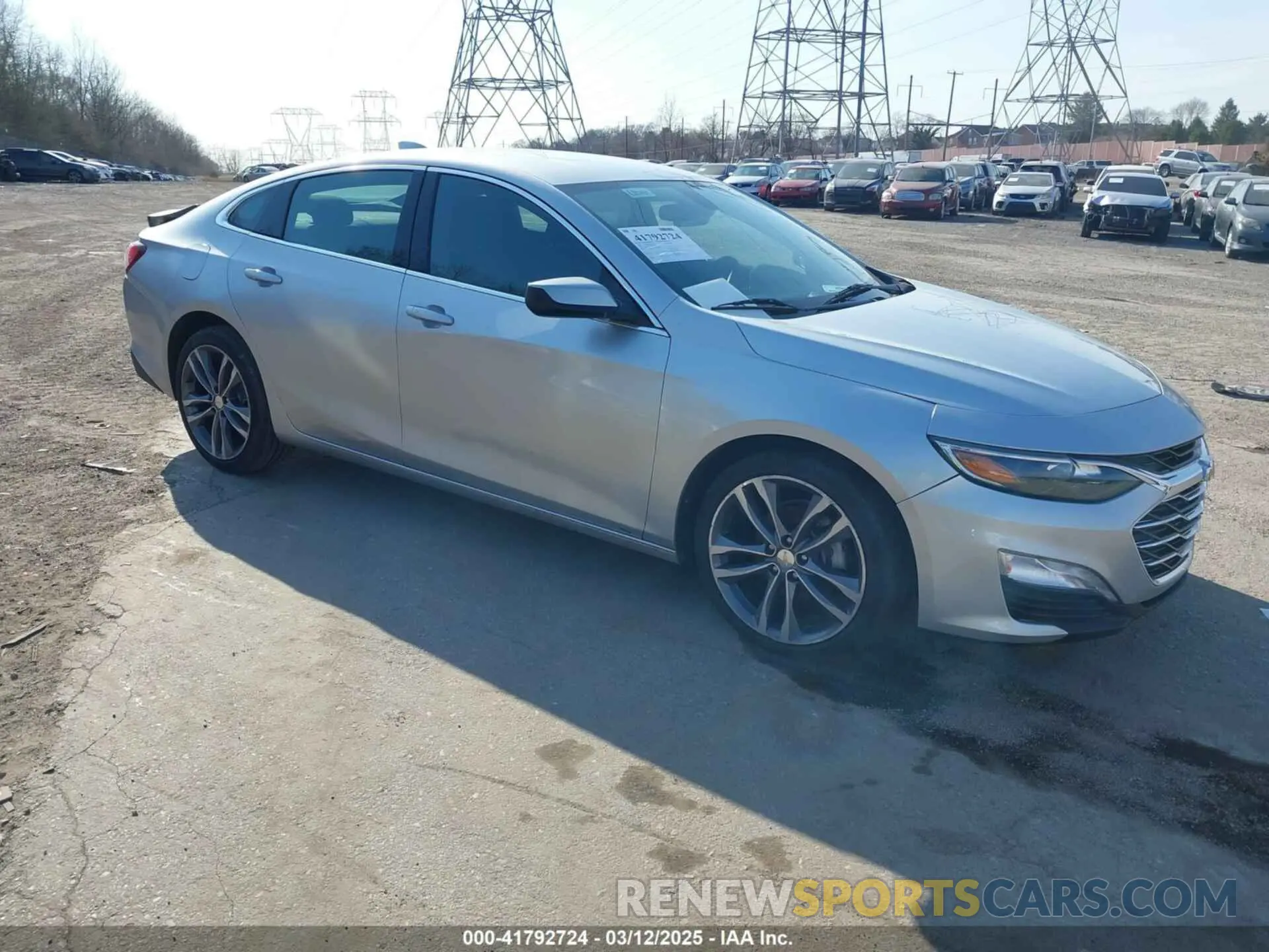 1 Photograph of a damaged car 1G1ZD5ST5MF078043 CHEVROLET MALIBU 2021