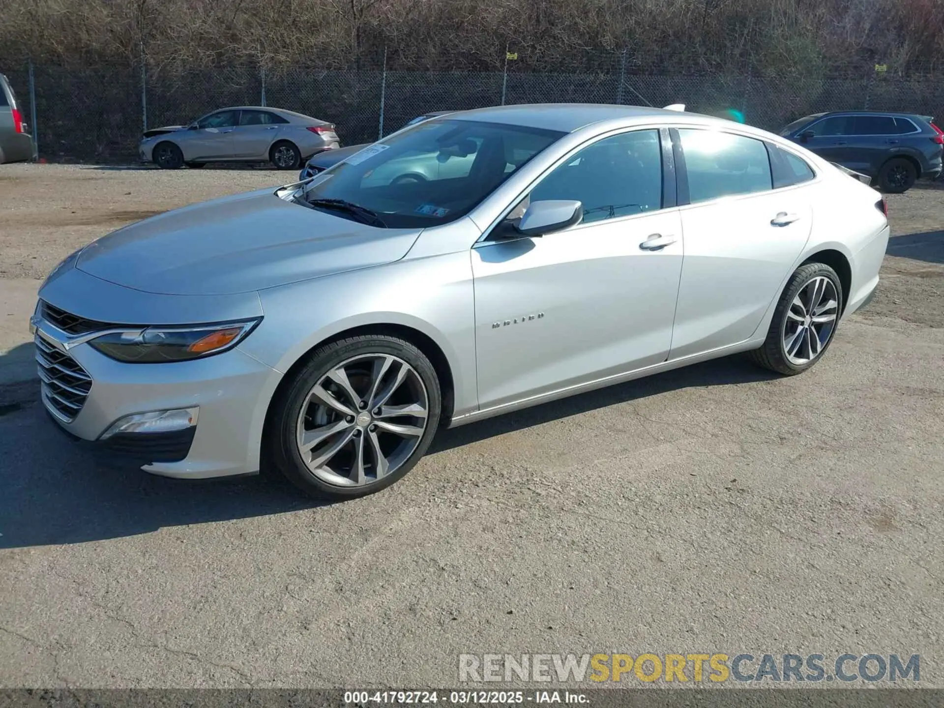2 Photograph of a damaged car 1G1ZD5ST5MF078043 CHEVROLET MALIBU 2021