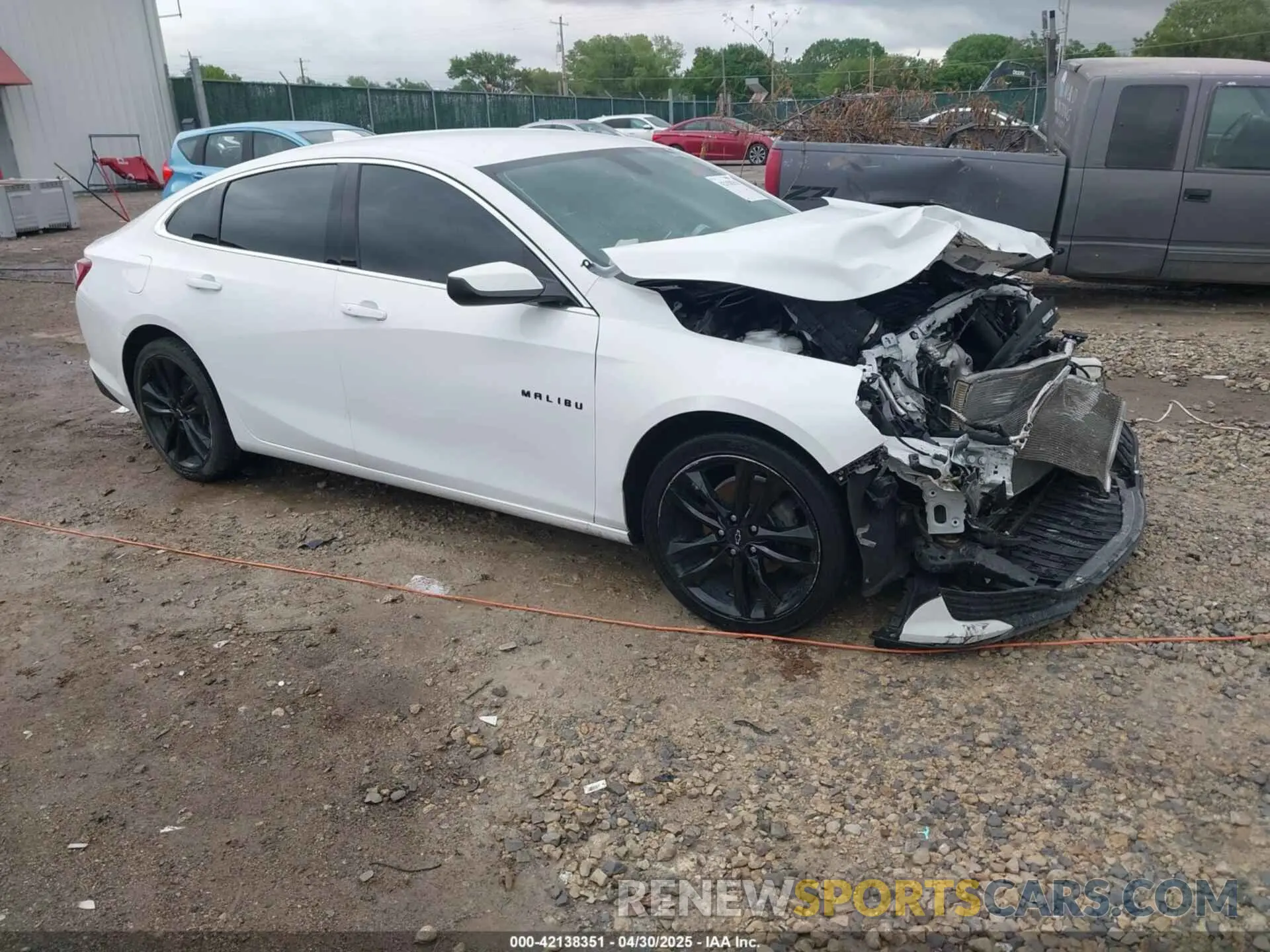 1 Photograph of a damaged car 1G1ZD5ST5MF086465 CHEVROLET MALIBU 2021